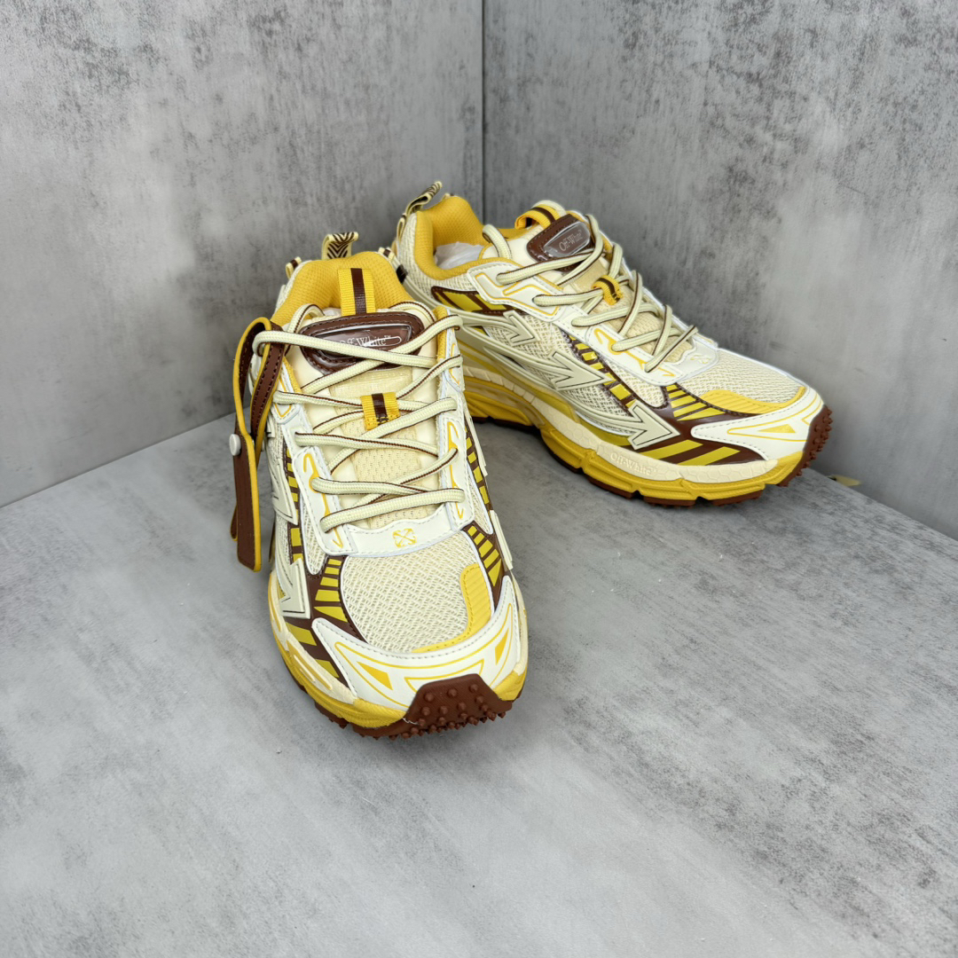 Off-White Co Virgil Abloh Sneakers Yellow