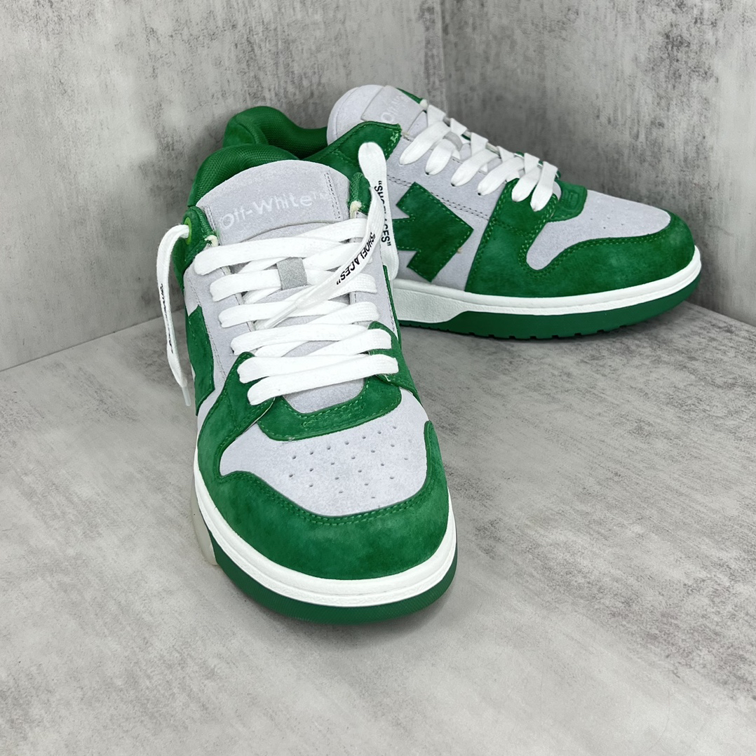 Off-White Low-Top Sneakers Green