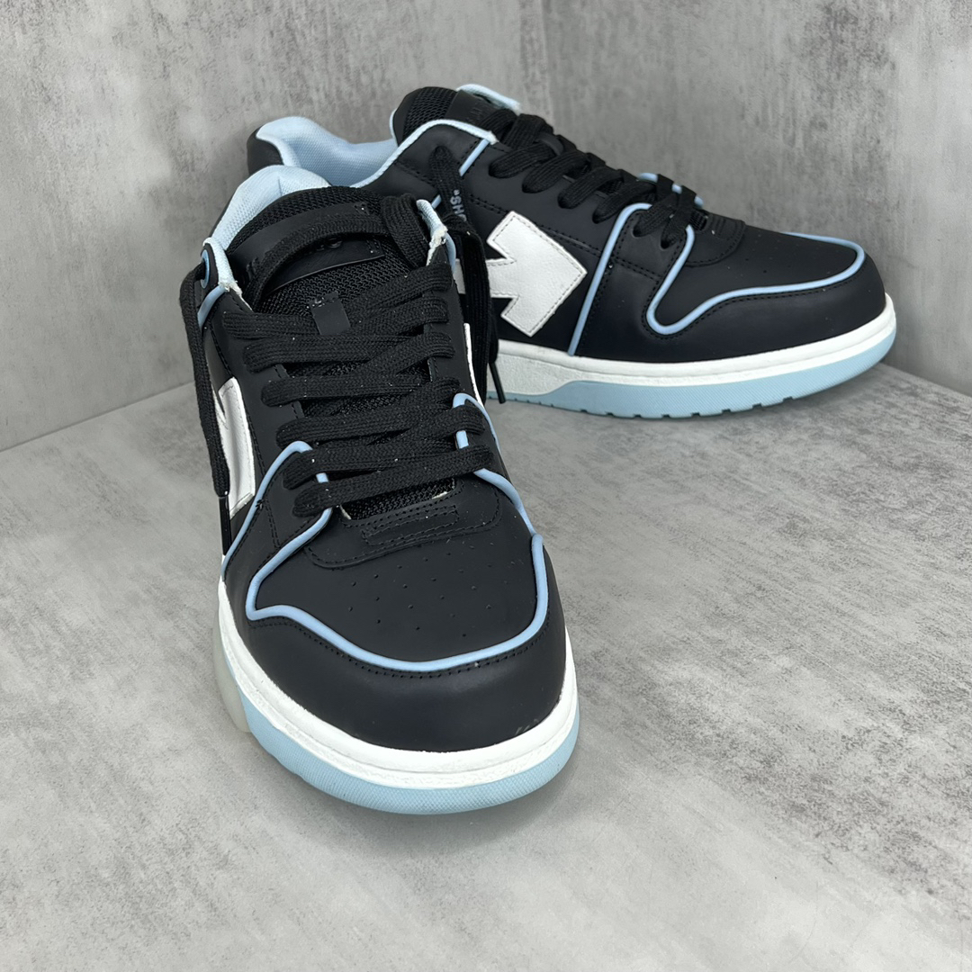 Off-White Low-Top Sneakers Black/Blue