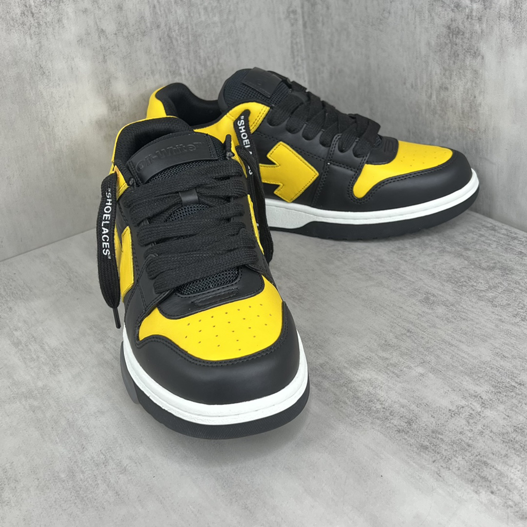 Off-White Low-Top Sneakers Black/Yellow