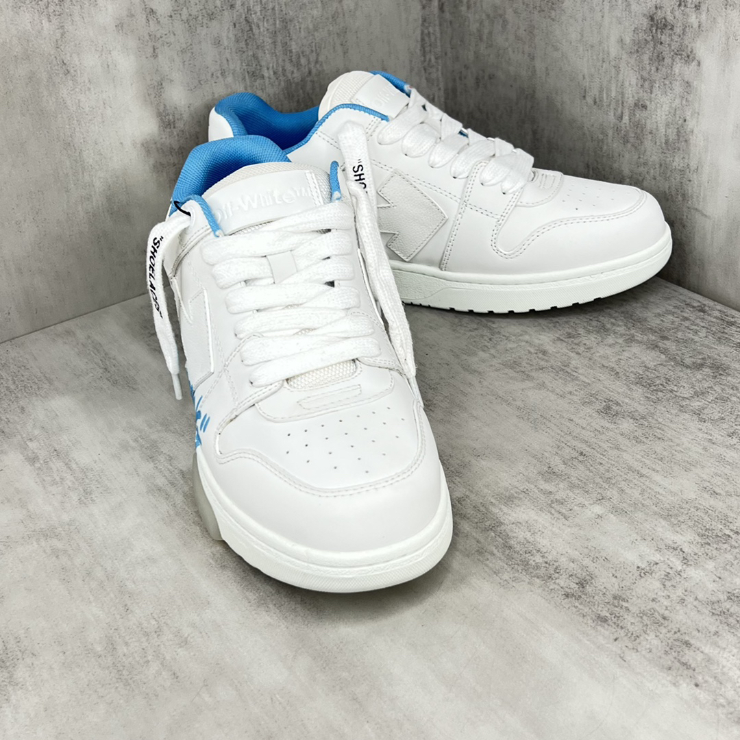 Off-White Low-Top Sneakers White/Blue