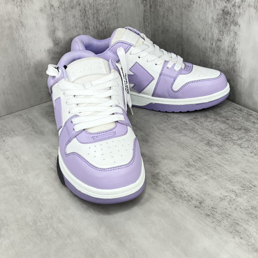 Off-White Low-Top Sneakers Purple
