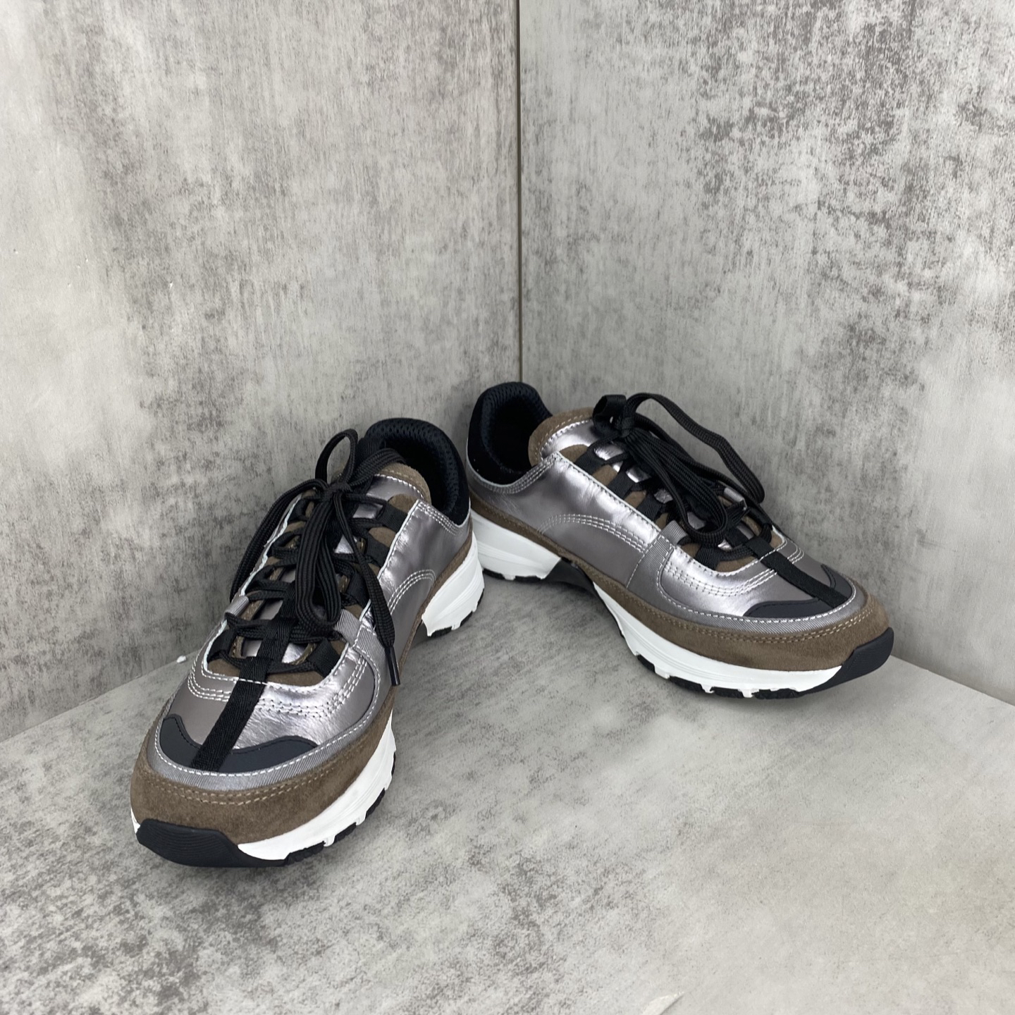 Chanel Sport Sneakers Silver