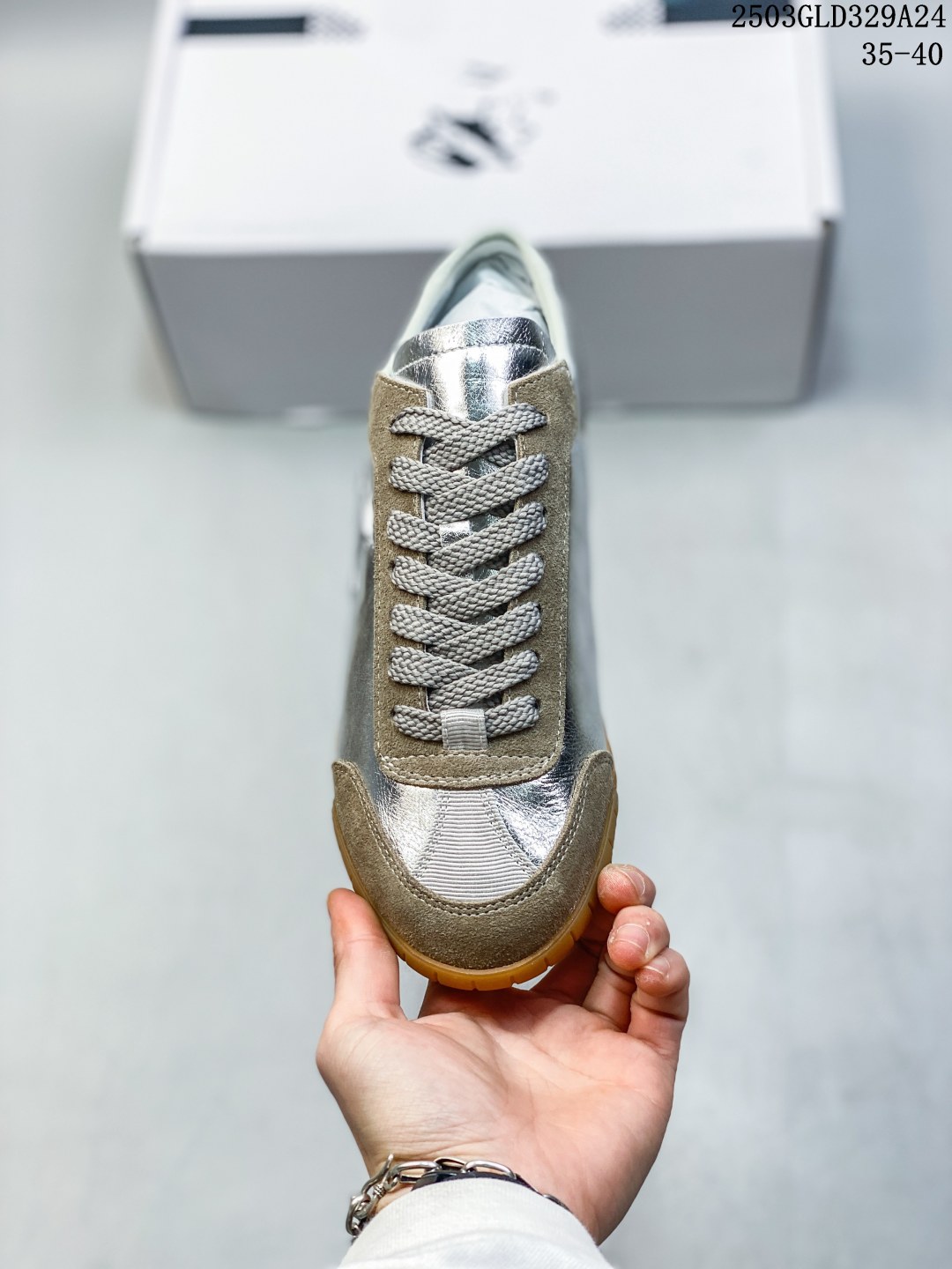 Chanel 24SS Trainer Sneakers Silver