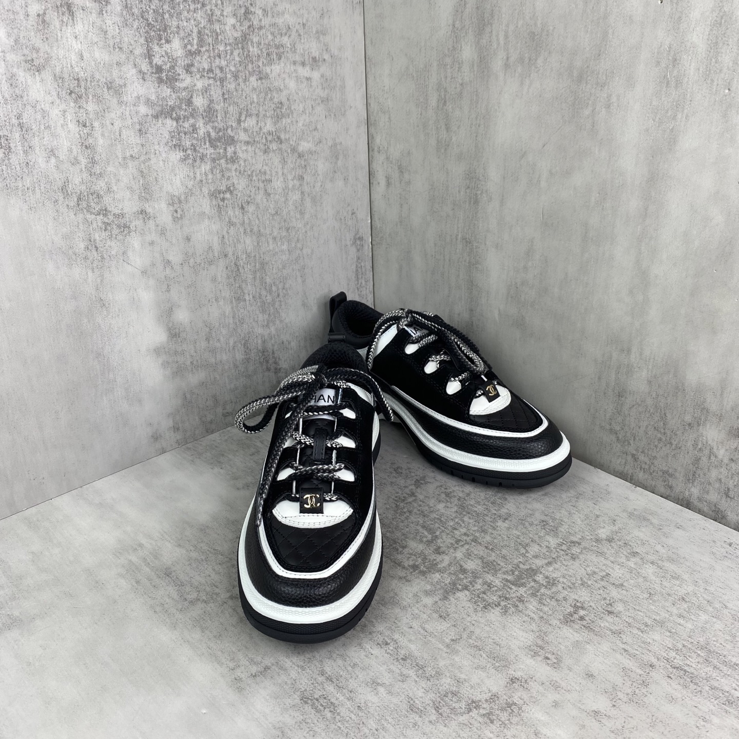 Chanel Panda Low Sneakers Black/White