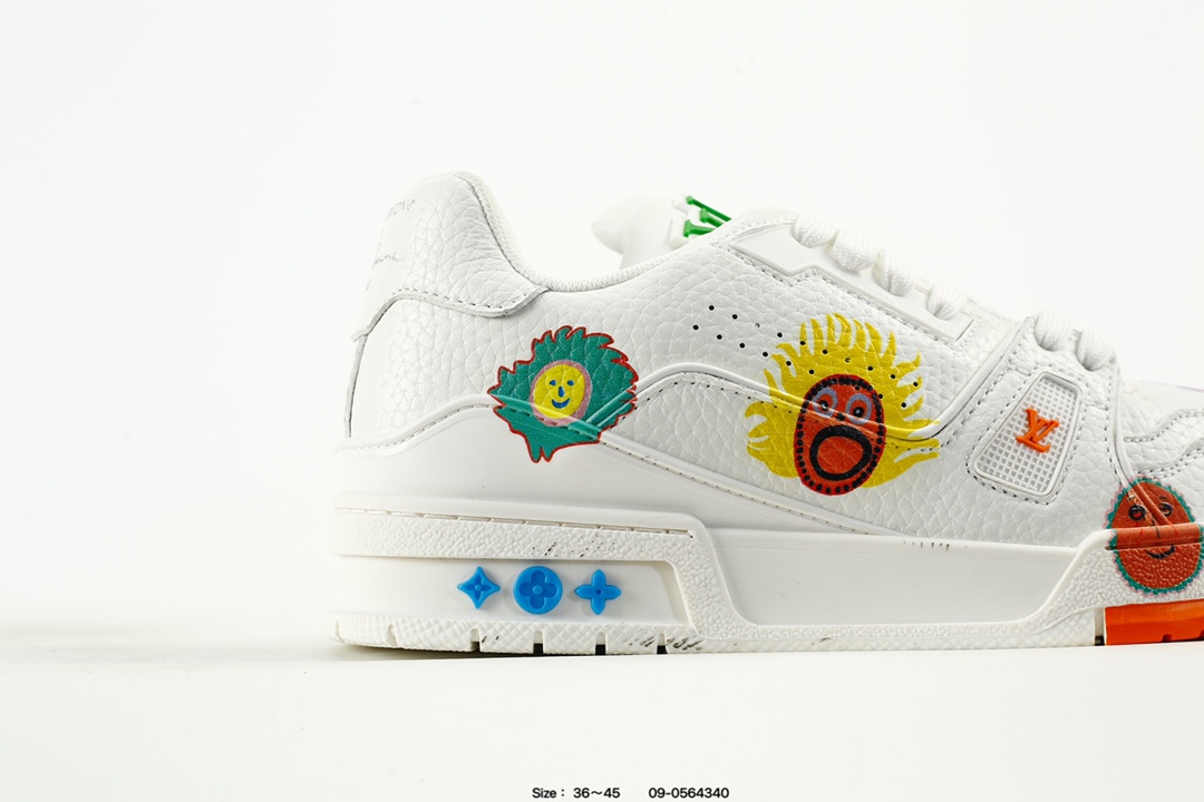 Louis Vuitton Trainer Low Sneaker White Multi