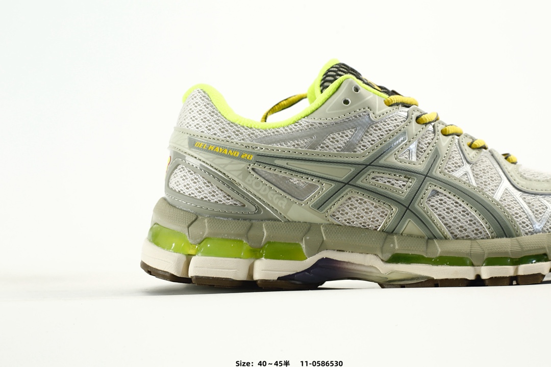 Asics Gel-Kayano 20 Running Shoes Grey/Volt