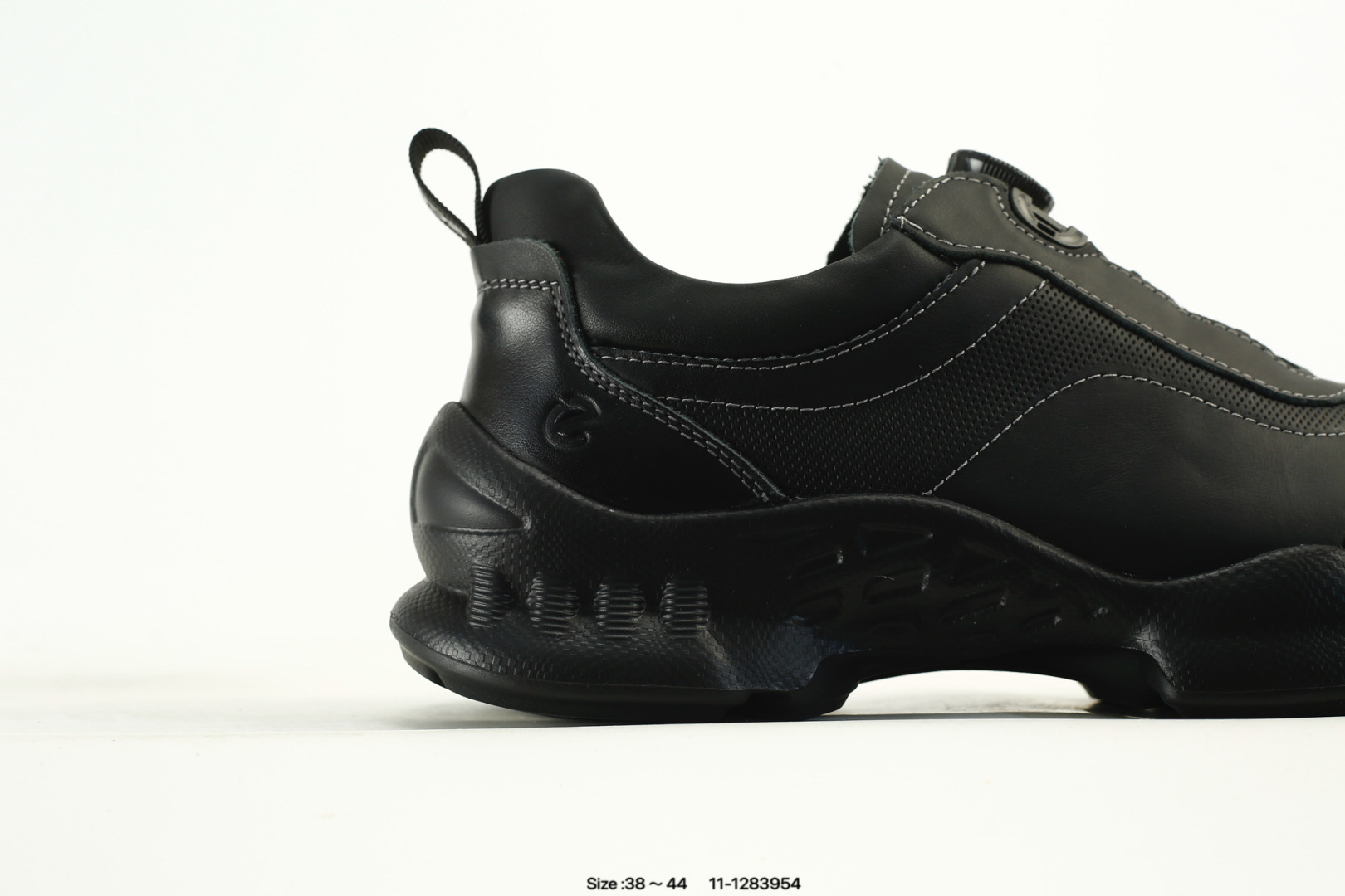 ECCO Biom Leather Sneakers Black