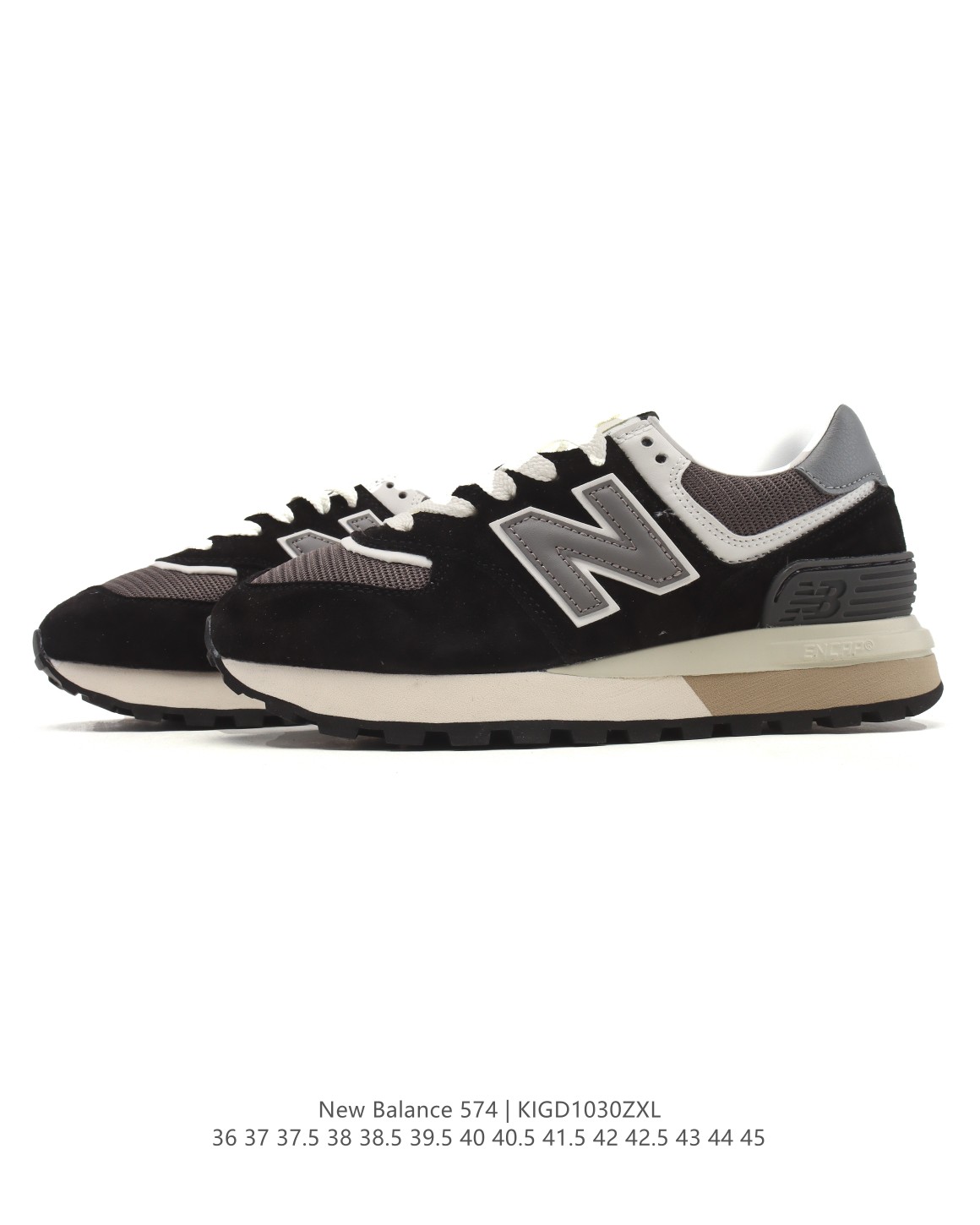 New Balance 574 Retro Sneakers Black/Gray