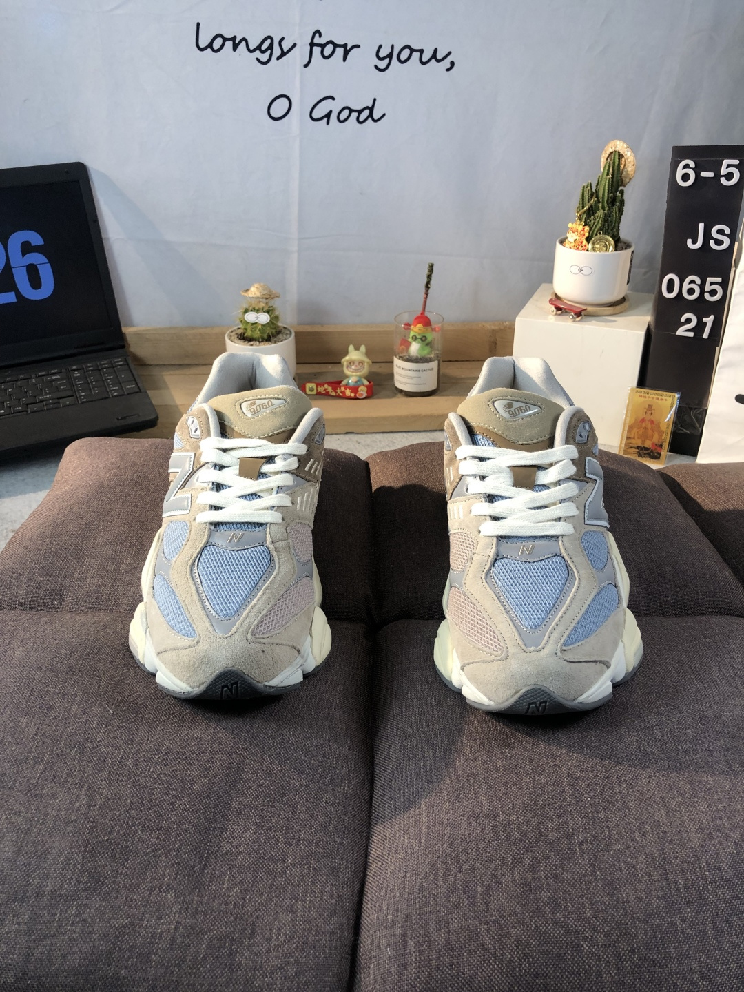 New Balance 9060 Chunky Sneakers Grey Blue