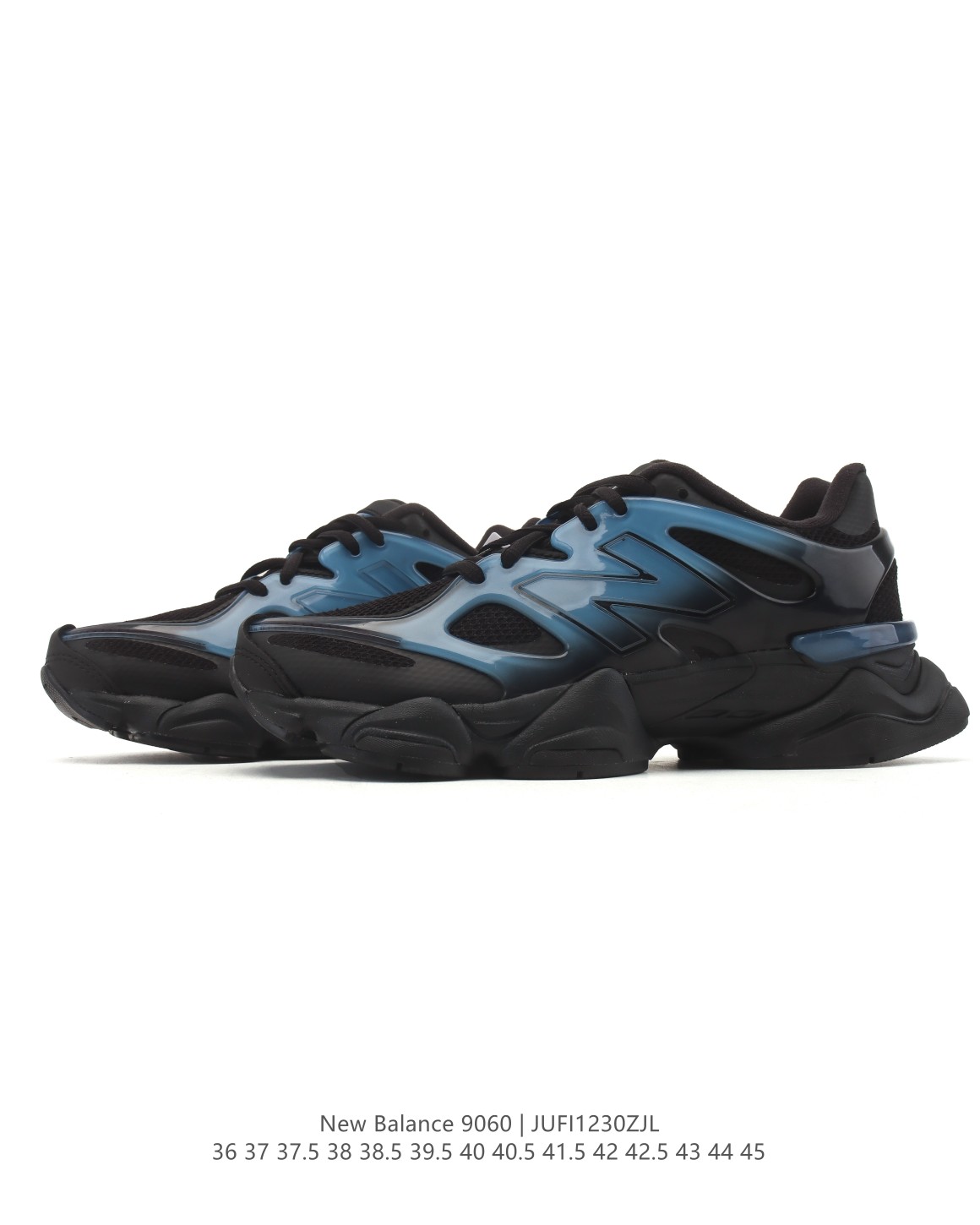 New Balance 9060 Chunky Sneakers Black/Blue