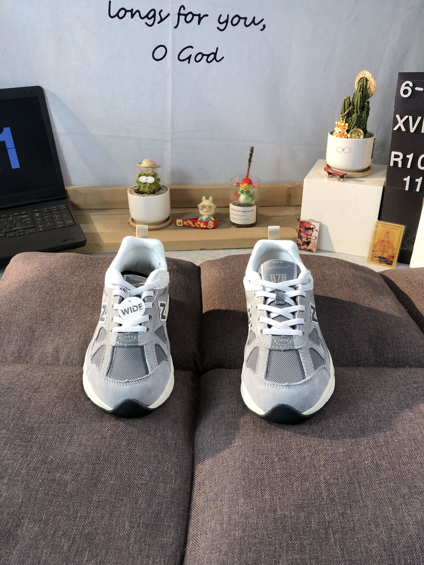 New Balance 878 Kids Sneakers Gray