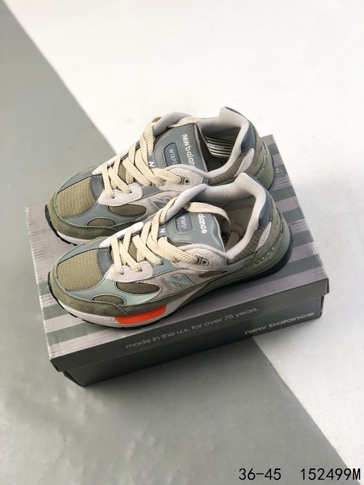 New Balance 992 Made in USA Sneakers Olive Grey