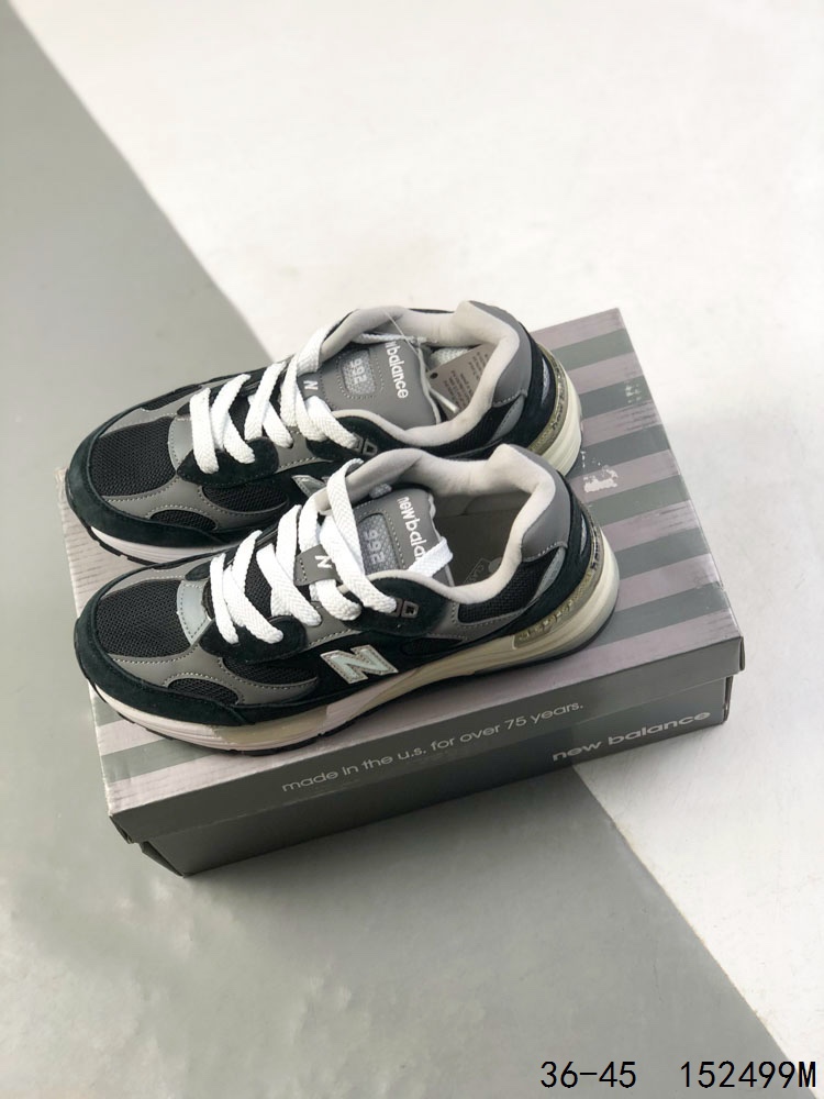 New Balance 992 Made in USA Sneakers Black/Gray