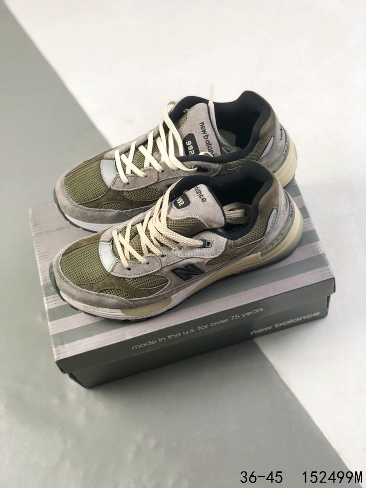 New Balance 992 Made in USA Sneakers Grey/Olive