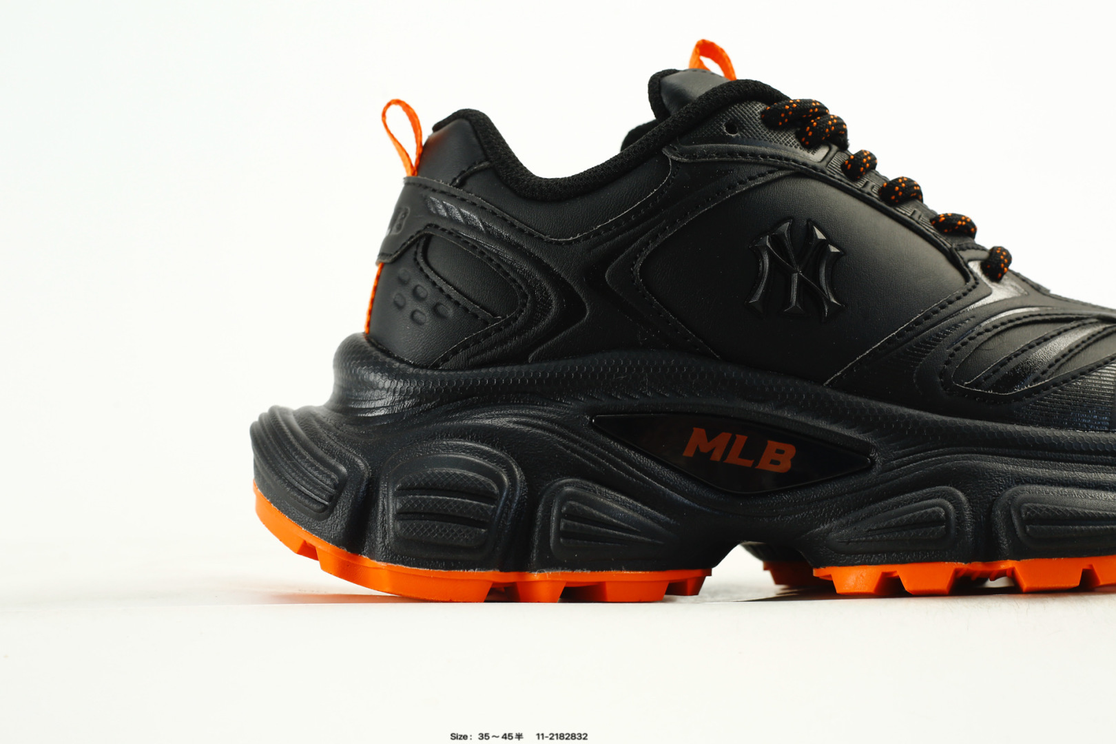 MLB Winner Chunky Dad Sneakers Black/Orange