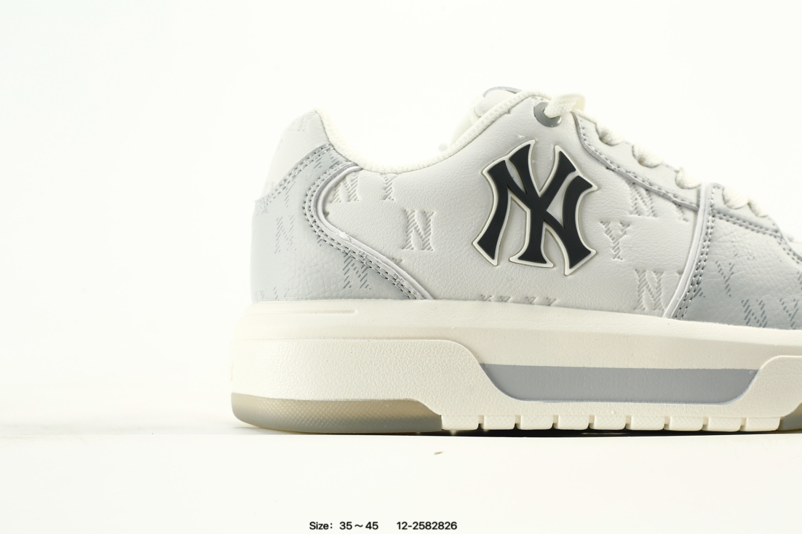 MLB Yankees Chunky L Liner Low Sneakers White/Gray