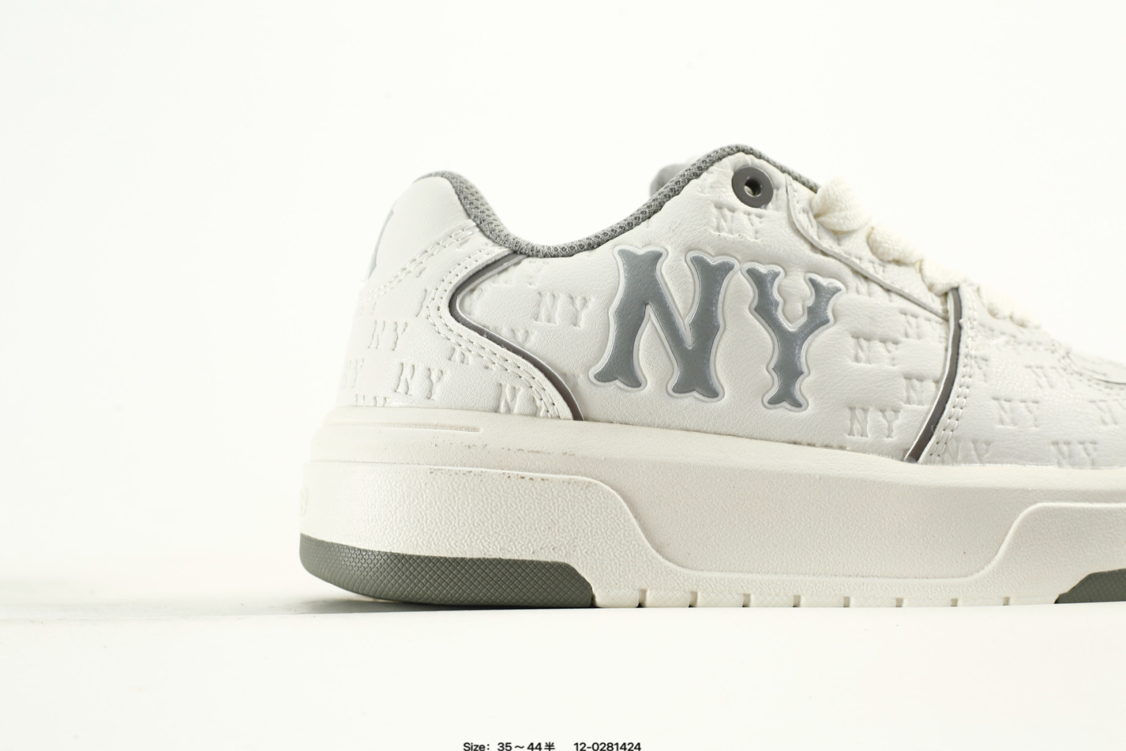 MLB Chunky Liner Platform Sneakers White/Grey