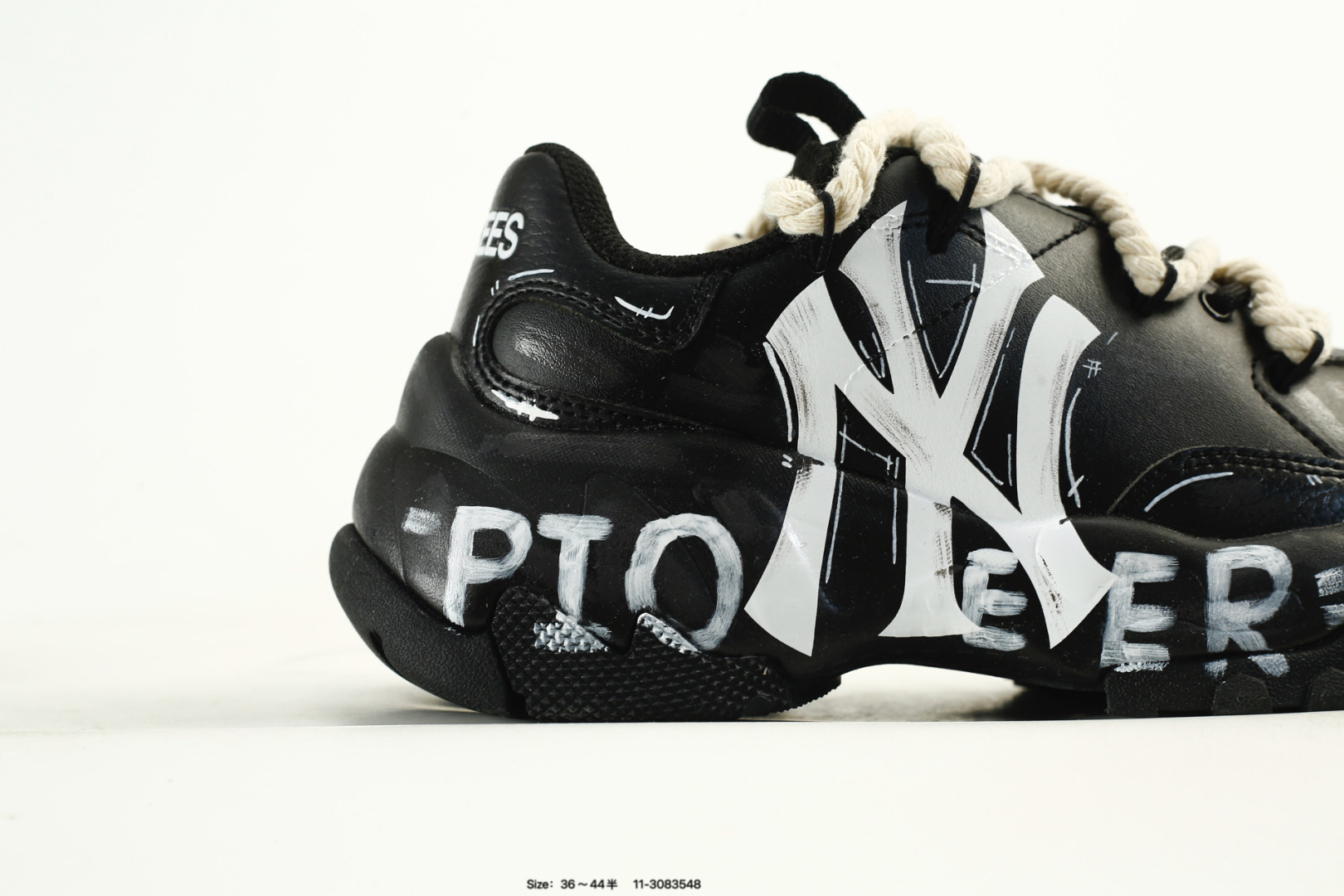 MLB Bigball Chunky Pixel Sneakers Black