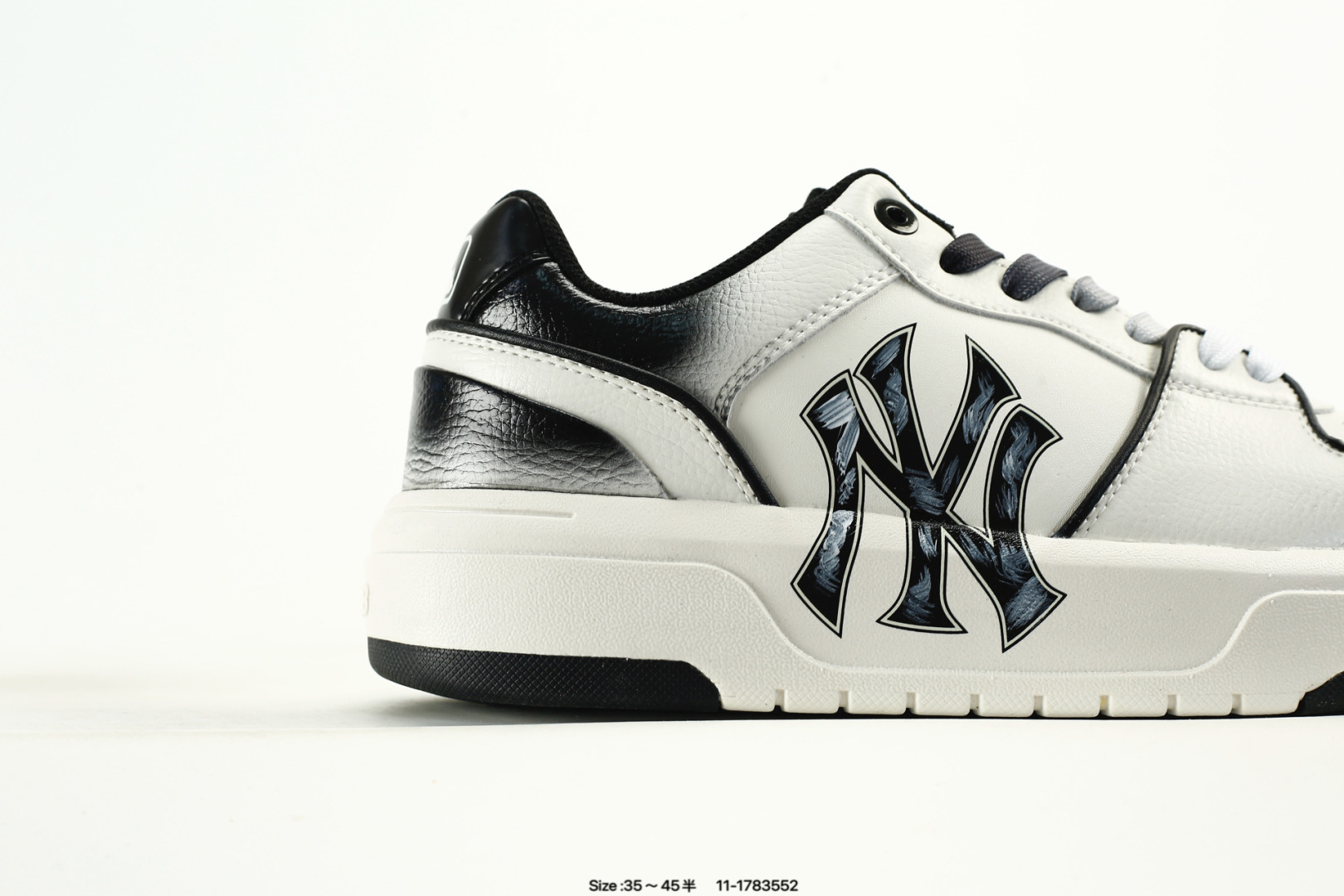 MLB Chunky Liner PU Sneakers Black/White