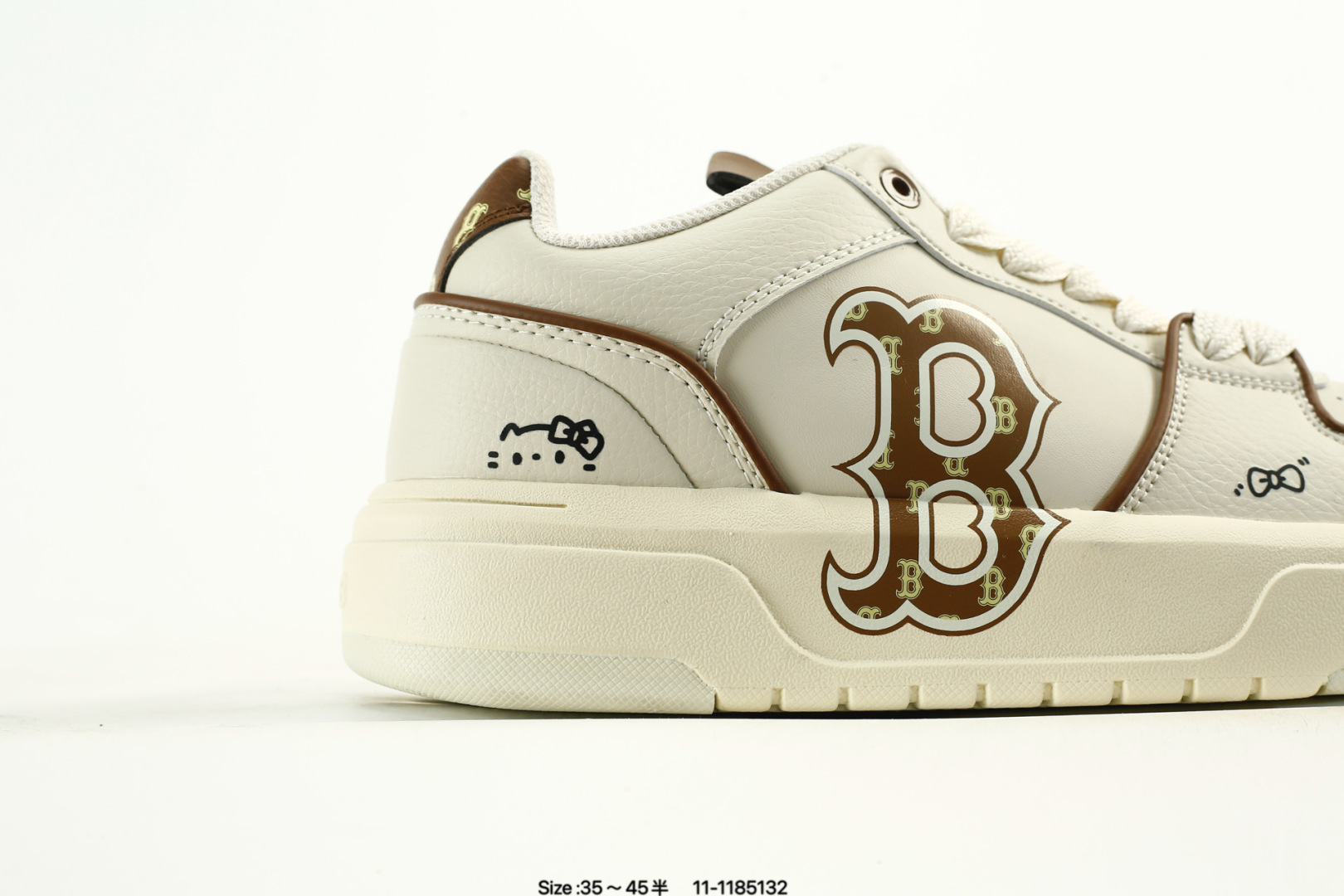 MLB Big Ball Chunky A Sneakers Beige/Brown