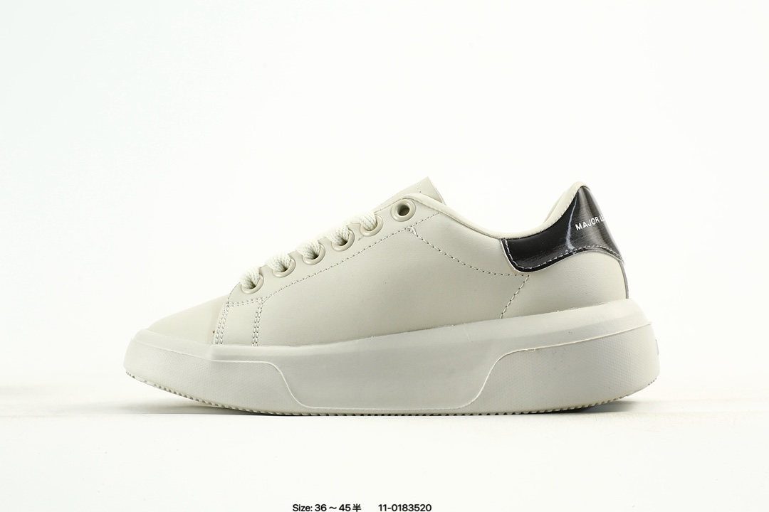 MLB LA Dodgers Platform Sneaker White/Blue