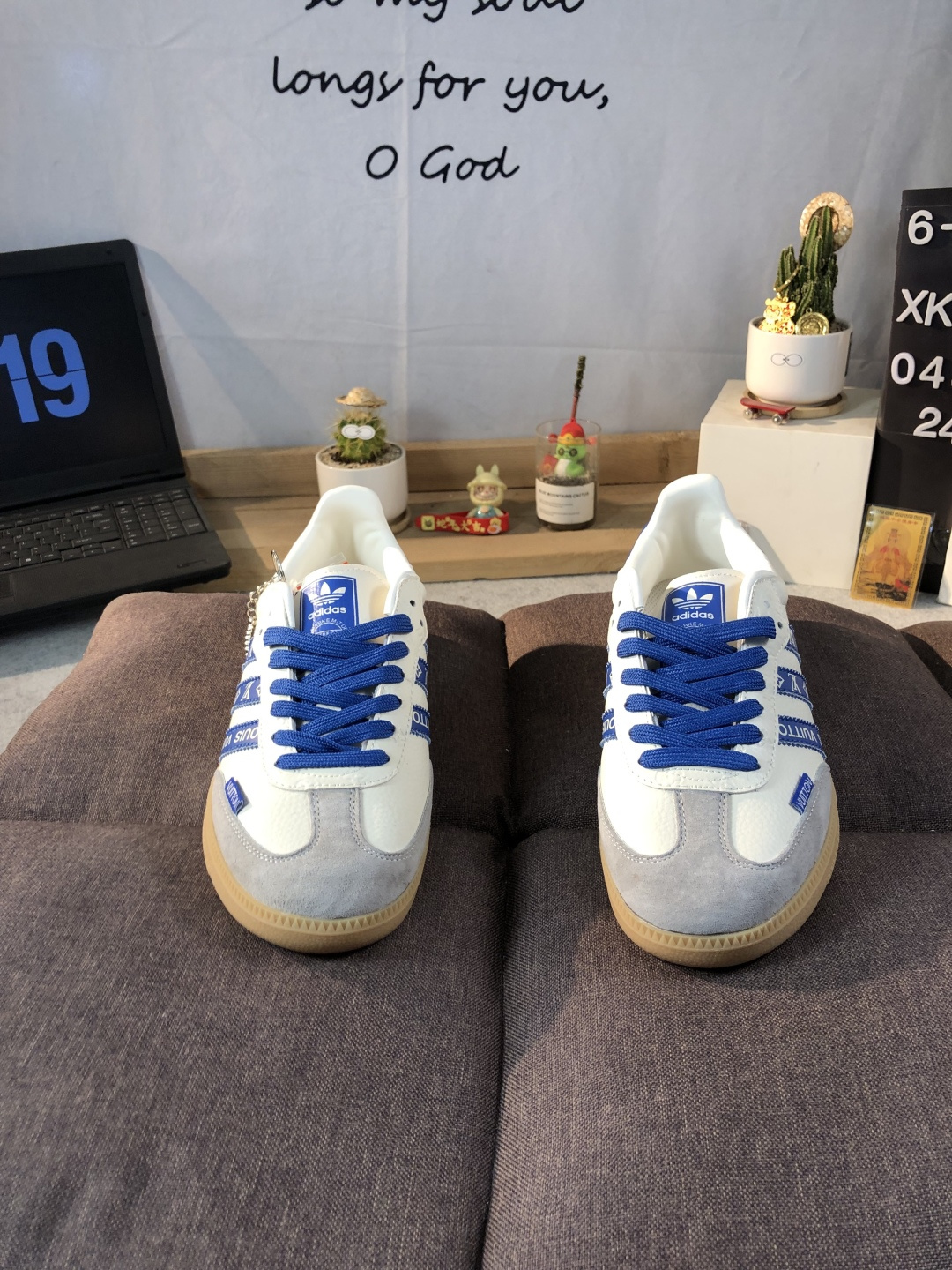 Adidas Samba OG Low Sneakers White/Blue