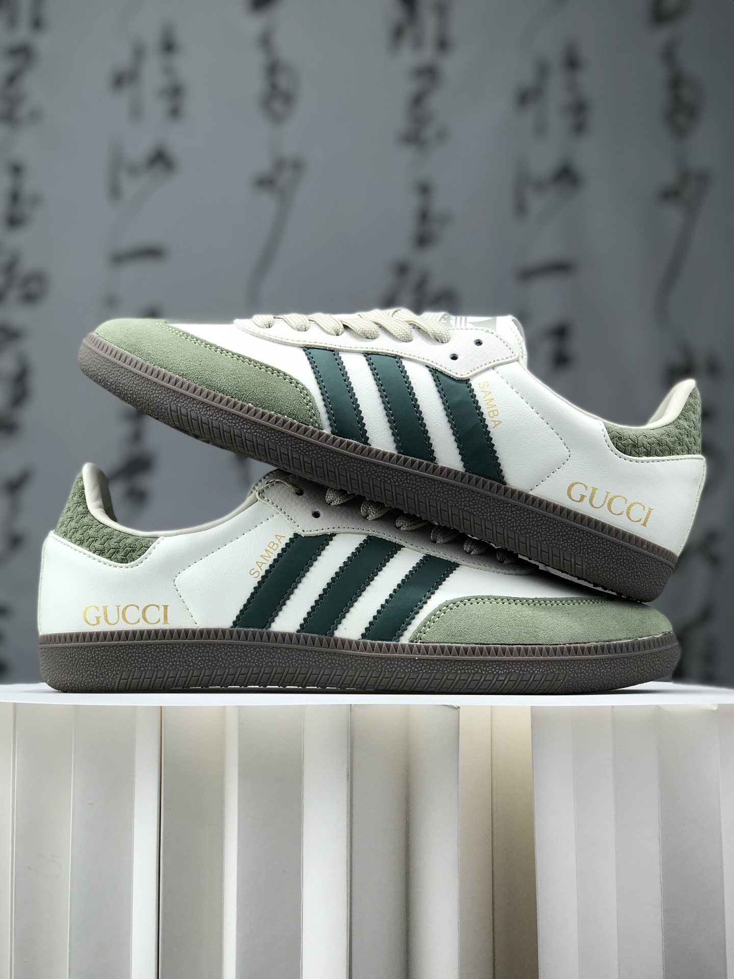 Adidas Samba OG DIY Sneaker White/Green