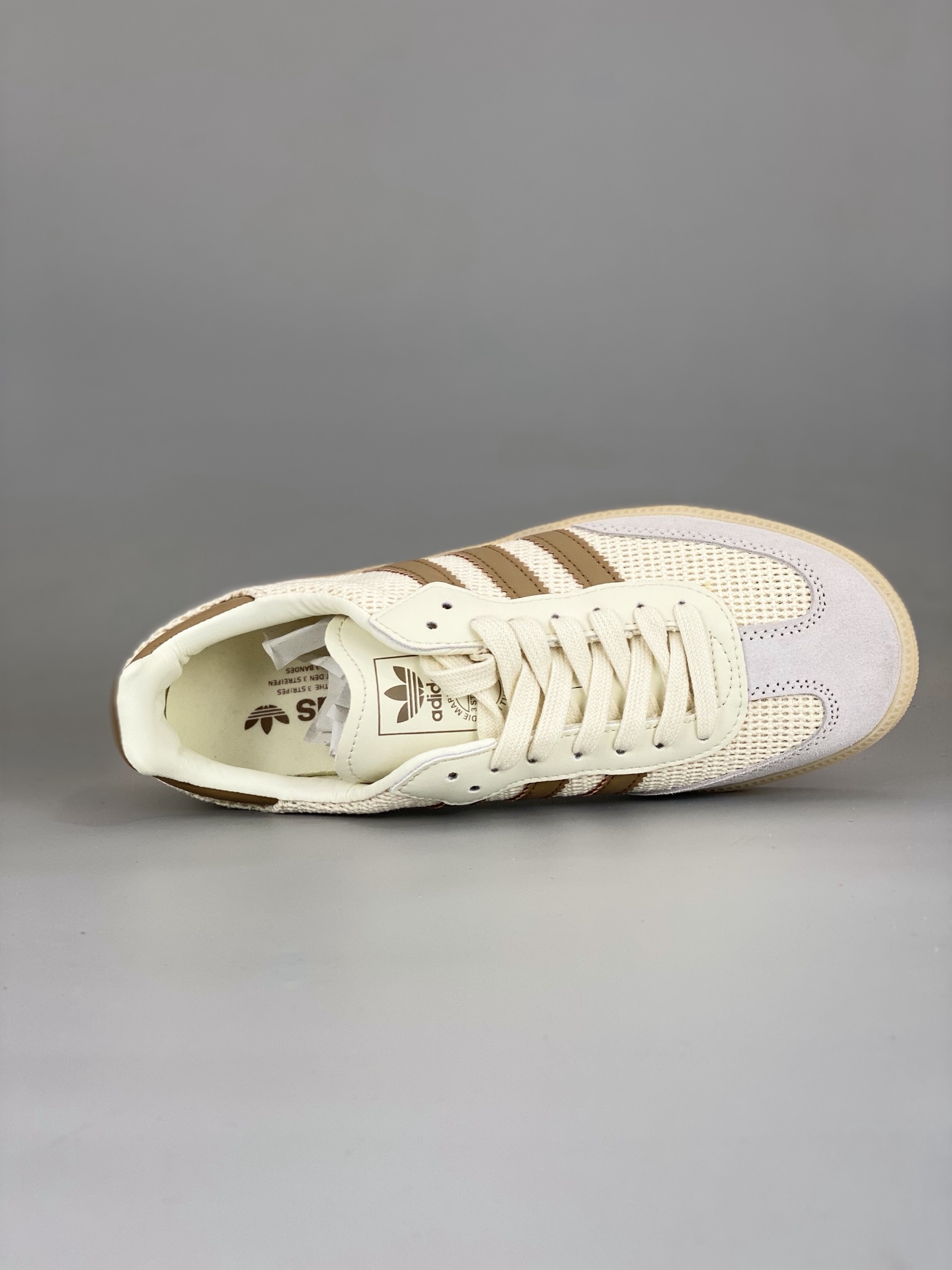 Adidas Samba OG Mesh Sneakers White/Tan