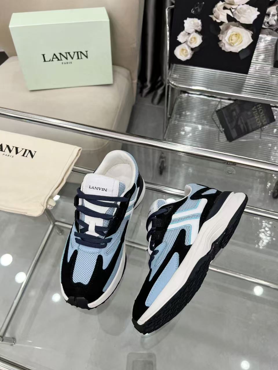 Lanvin CLAY Low-Top Sneakers Multicolor