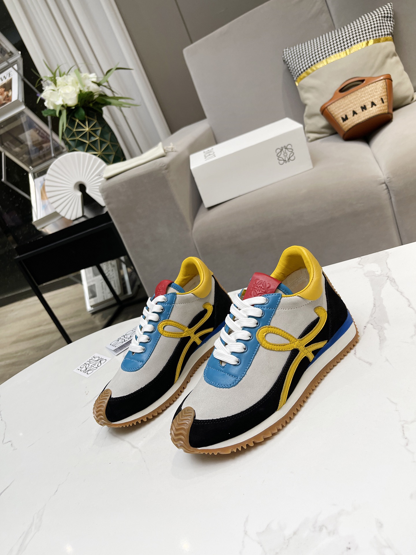 Loewe Hidden Wedge Trainers Multicolor