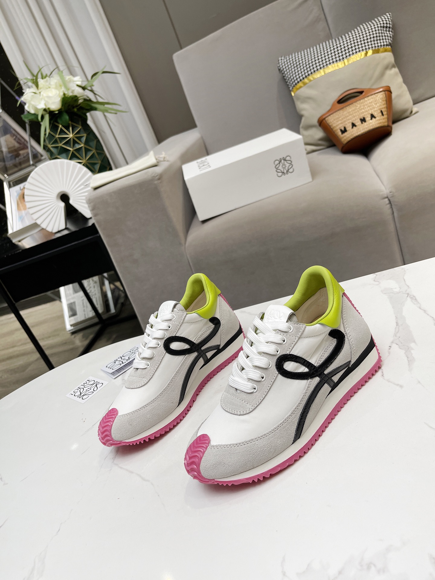 Loewe Wedge Trainers Sneakers Multicolor