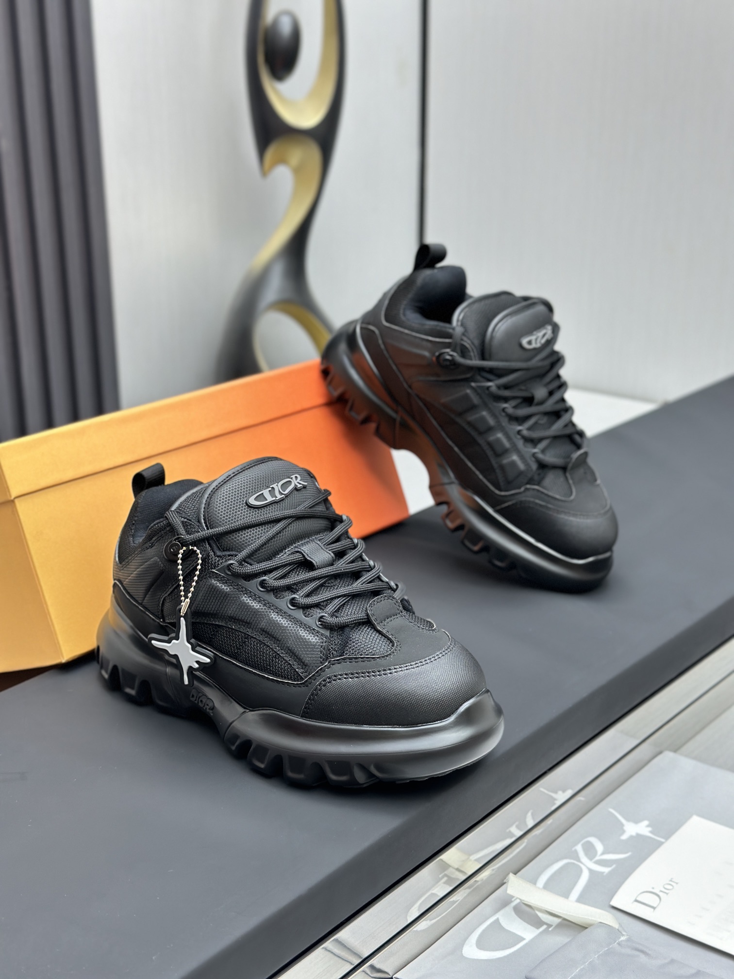 Dior Lewis Hamilton Chunky Sneakers Black