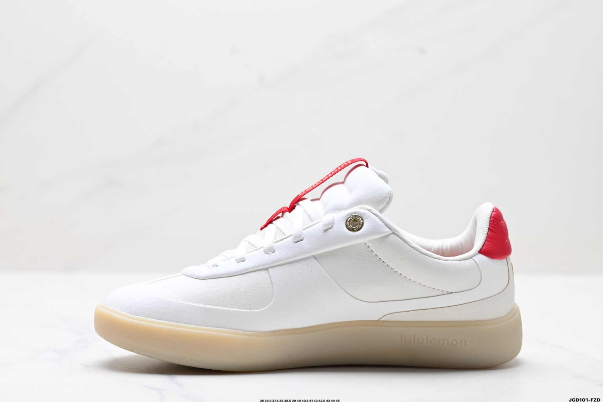 Lululemon Cityverse Low-Top Sneakers White Red