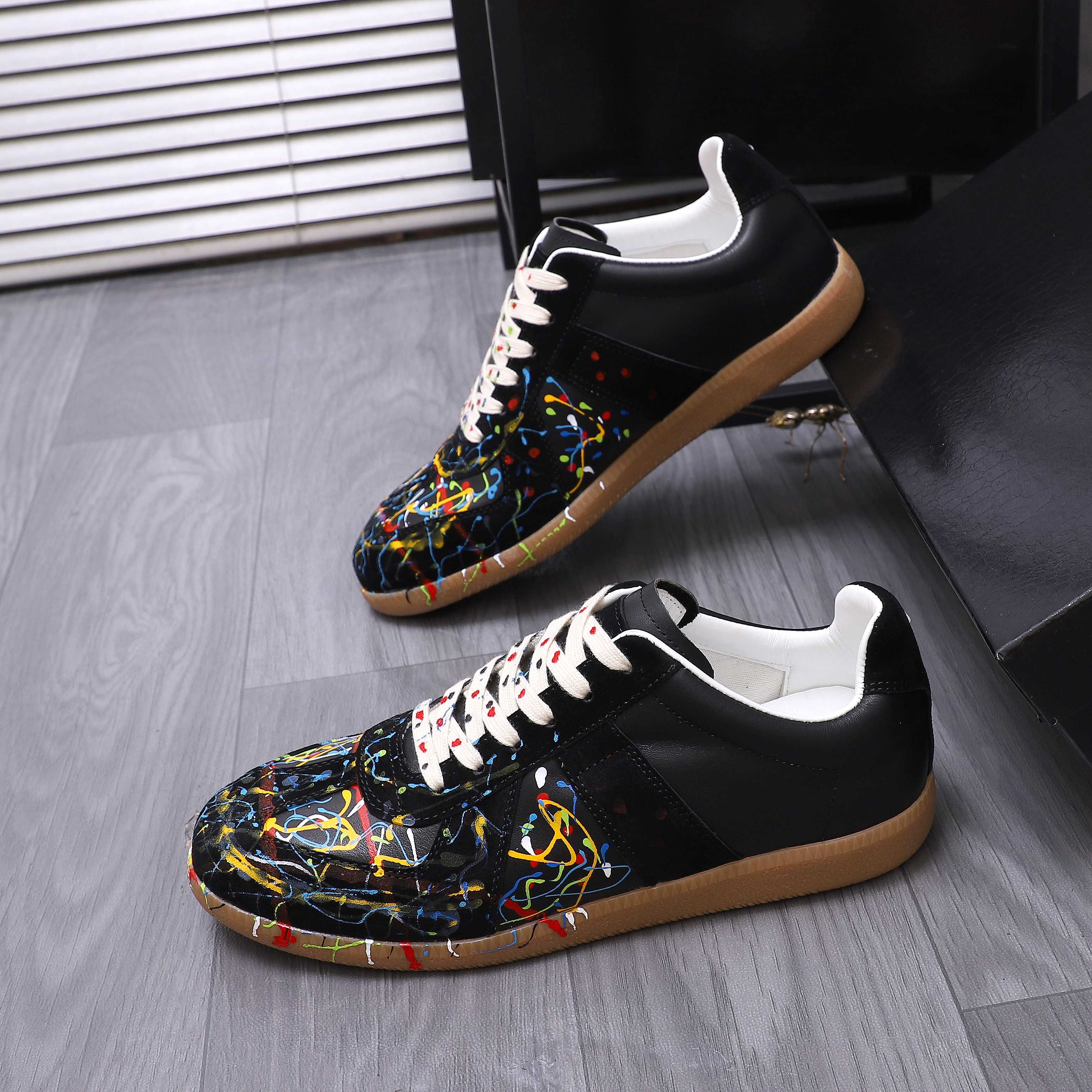 Maison Margiela Paint Splash Sneakers Multi-Color