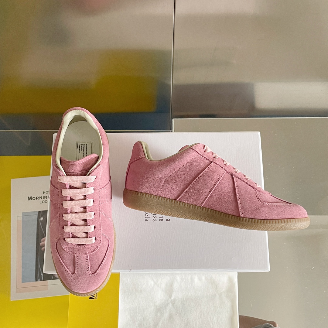 MM6 German Trainer Sneakers Pink