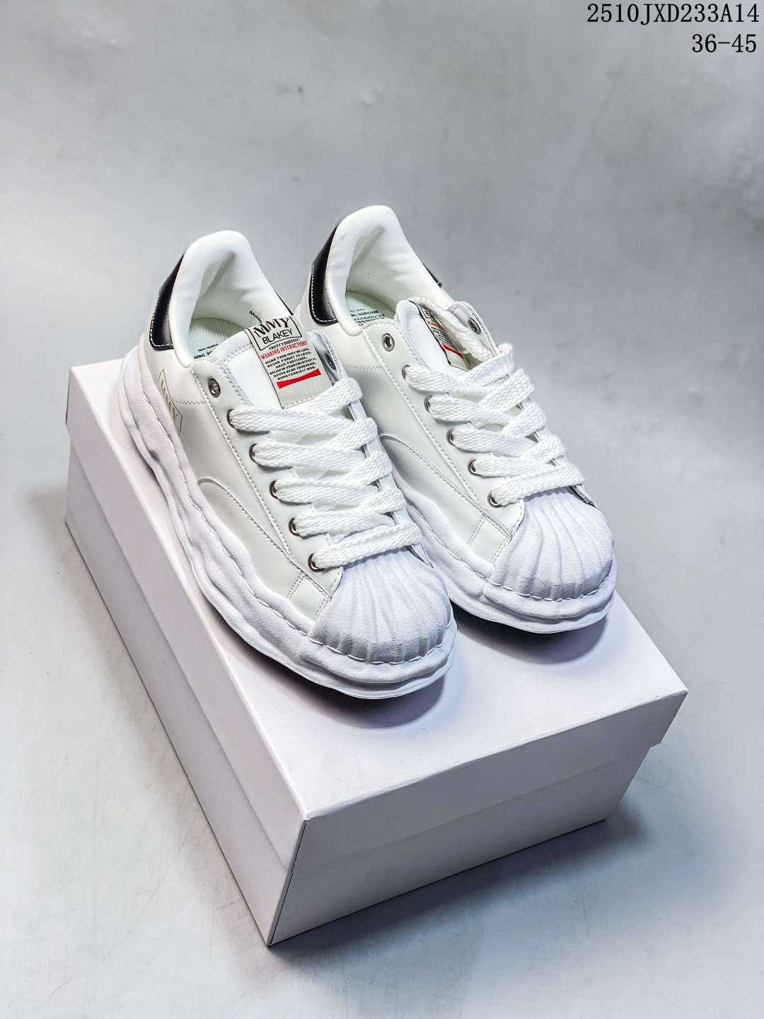 Maison Mihara Yasuhiro MMY Original Sole Low Sneakers Black/White