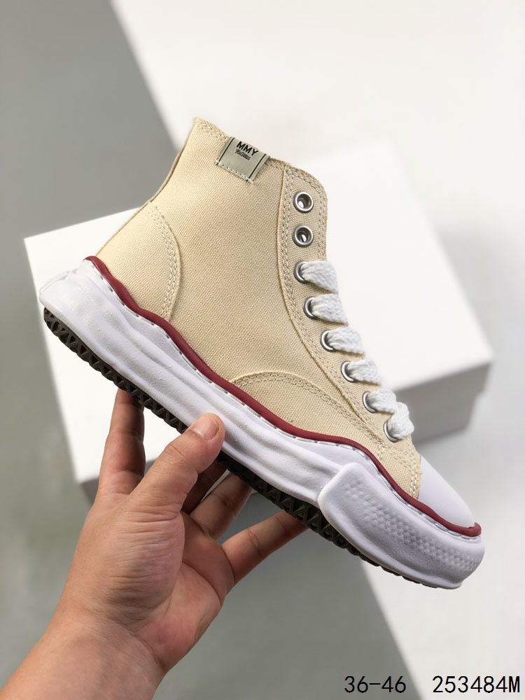 Maison Mihara MMY Canvas High-Top Sneakers Multicolor