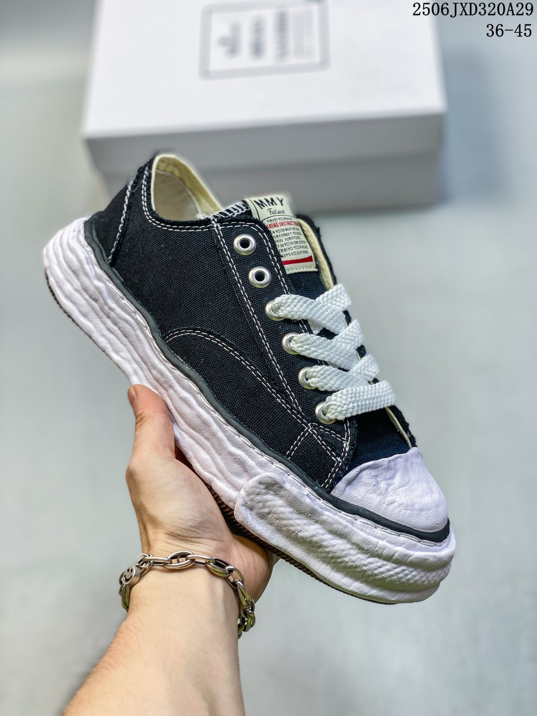 Maison Mihara Yasuhiro Blakey Canvas Low Multicolor