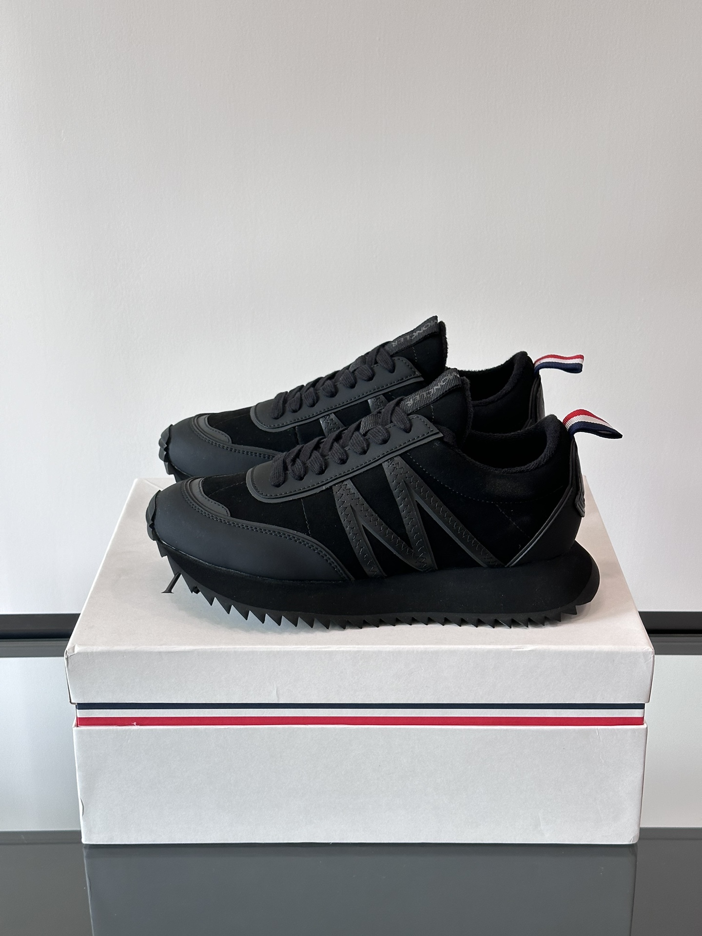 Moncler Pacey Chunky Sneakers Black