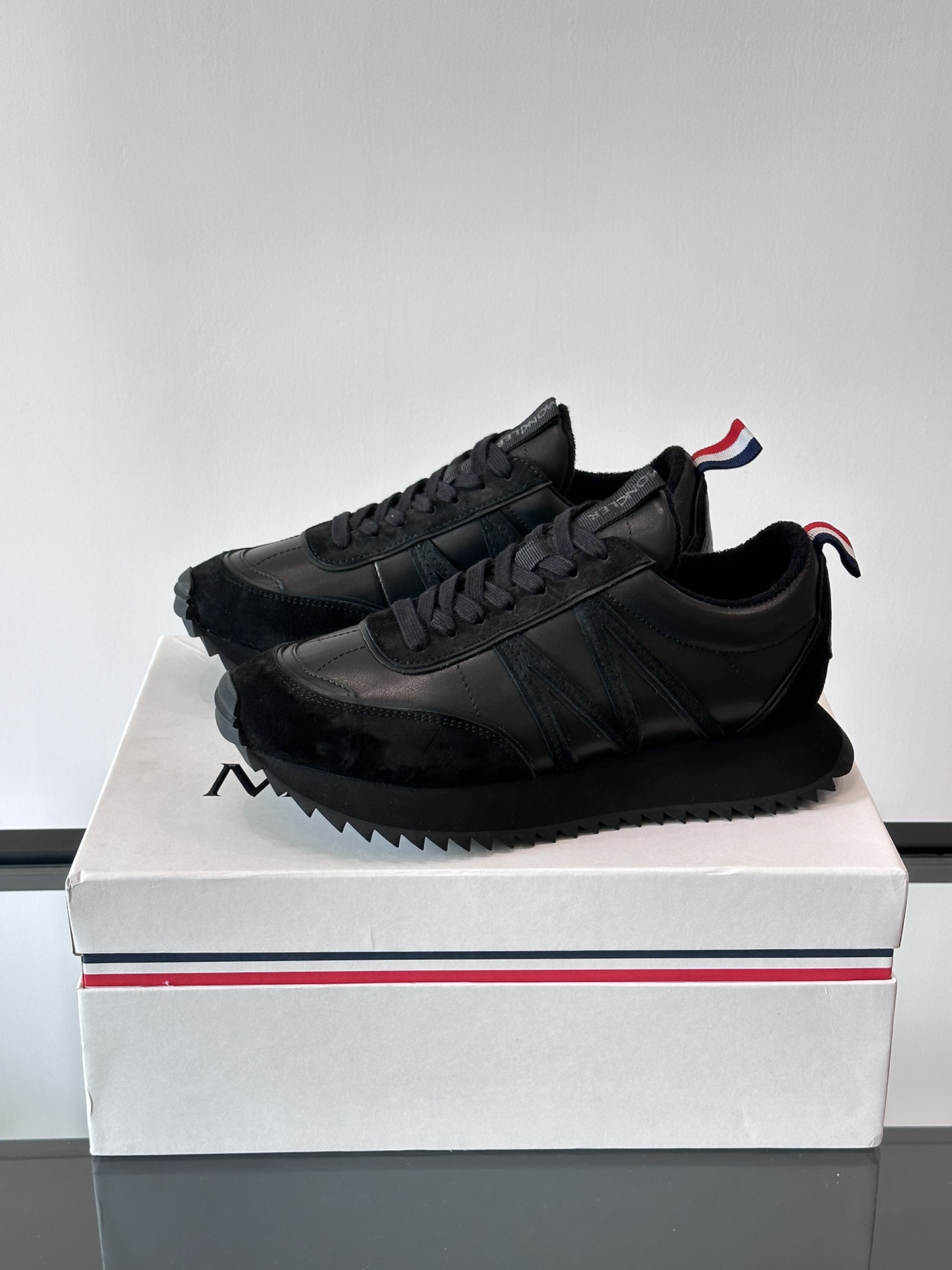 Moncler Pacey Chunky Sneakers Black