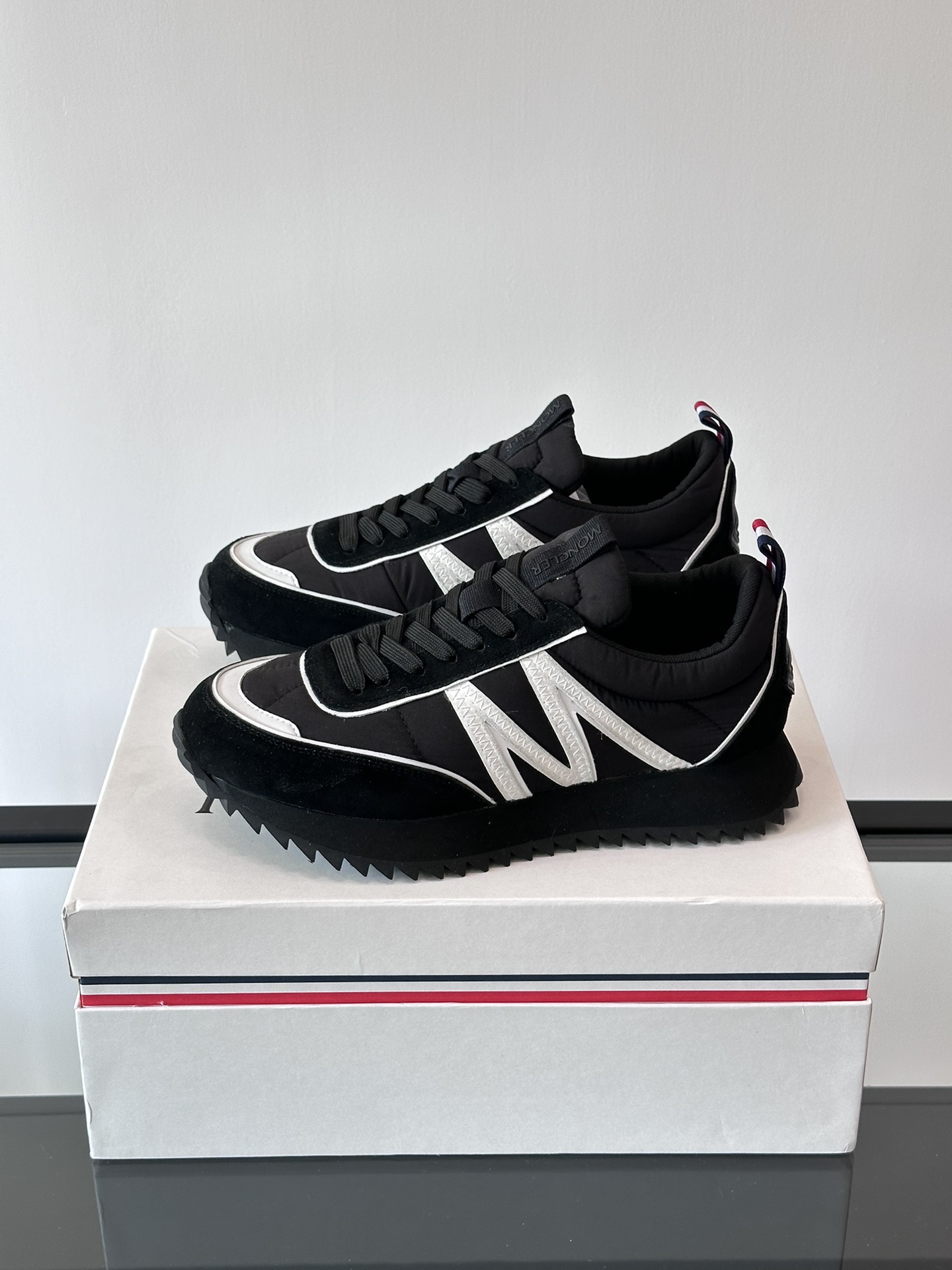 Moncler Pacey Chunky Sneakers Black