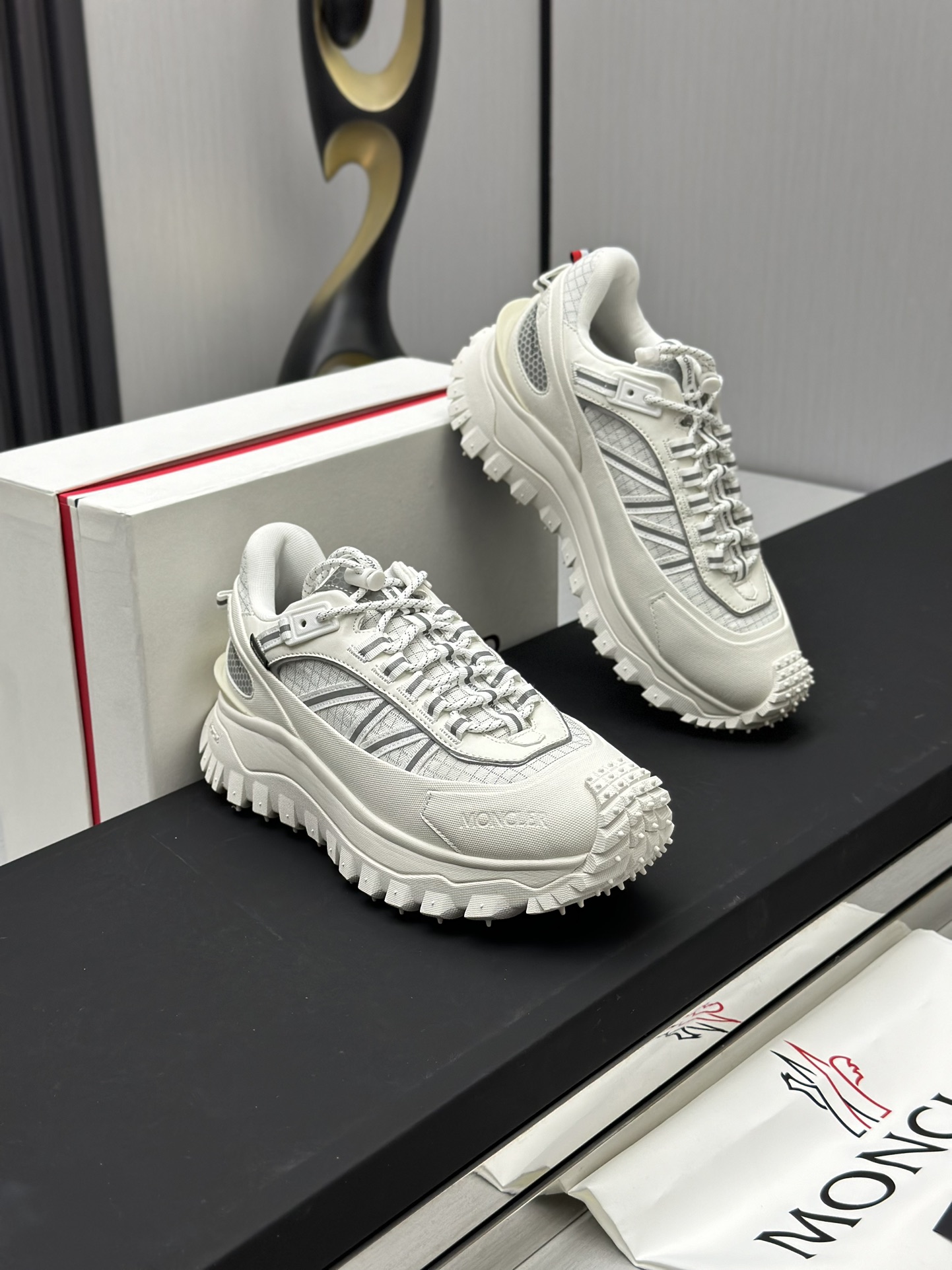Moncler Trailgrip GTX Trail Shoes White