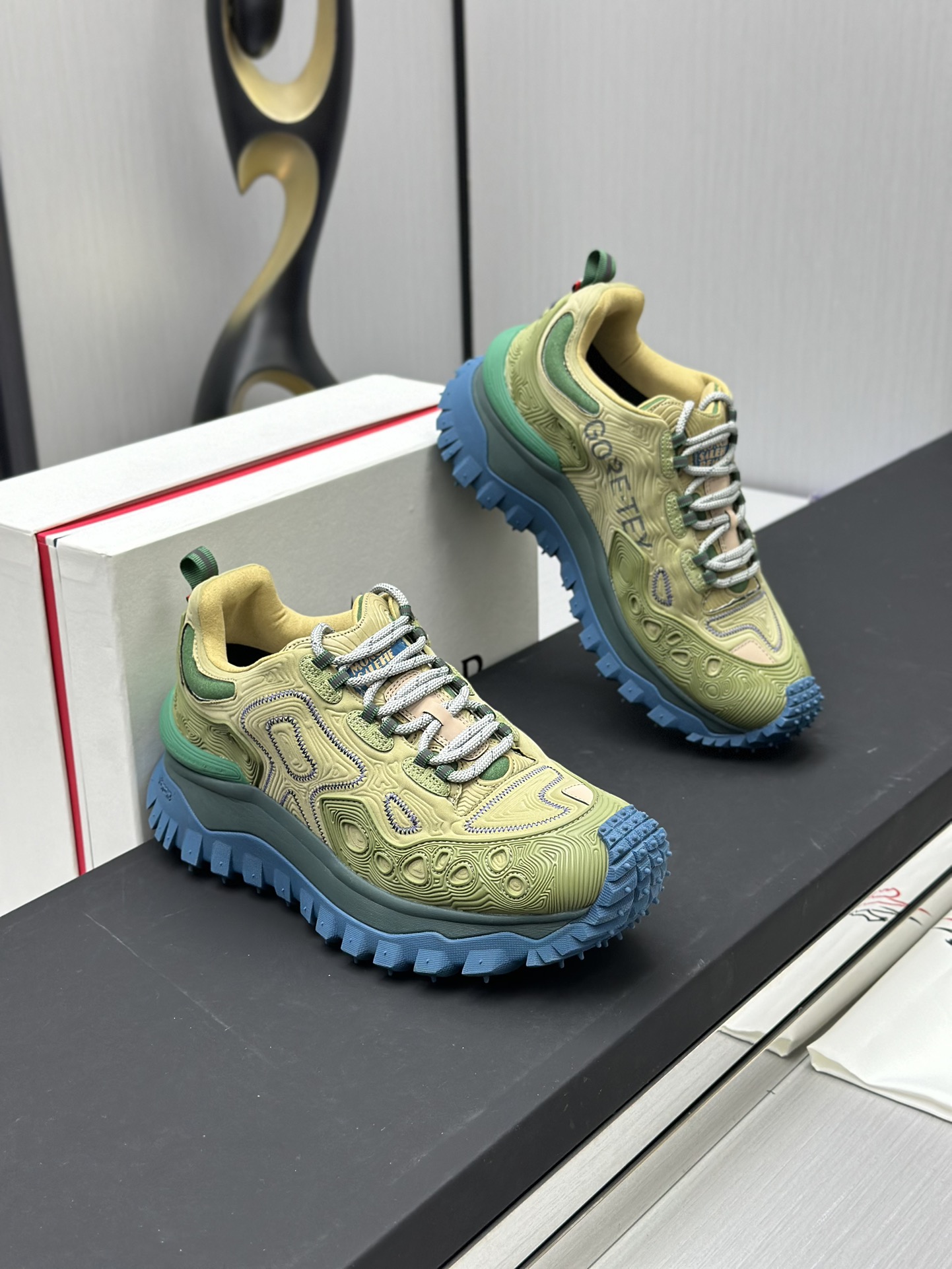 Moncler Trailgrip GTX Hiking Shoes Green