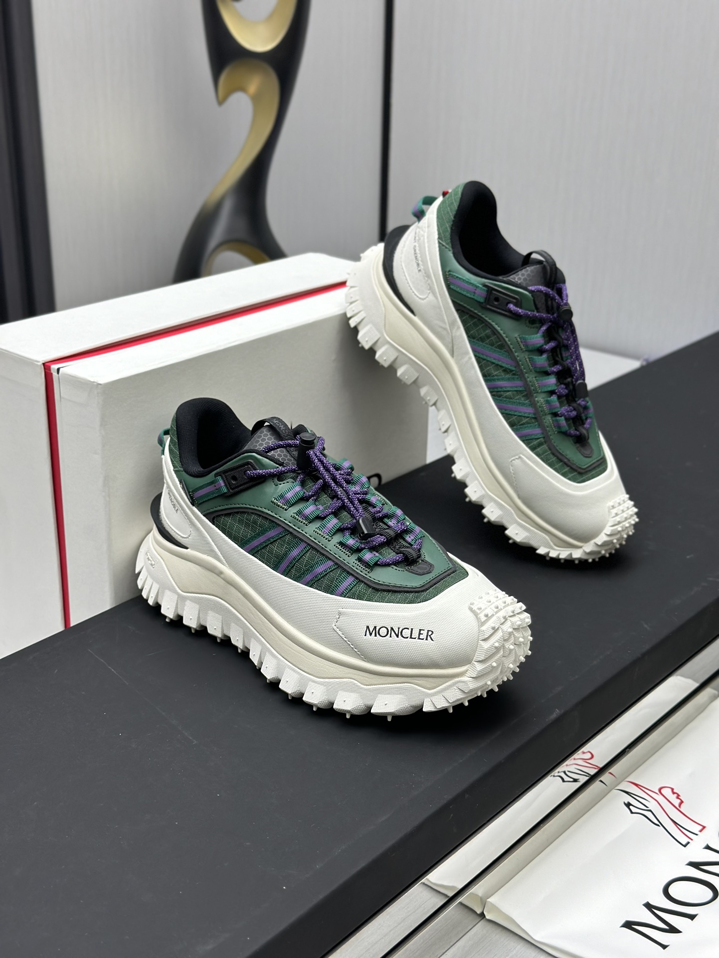Moncler Trailgrip GTX Trail Shoes Green