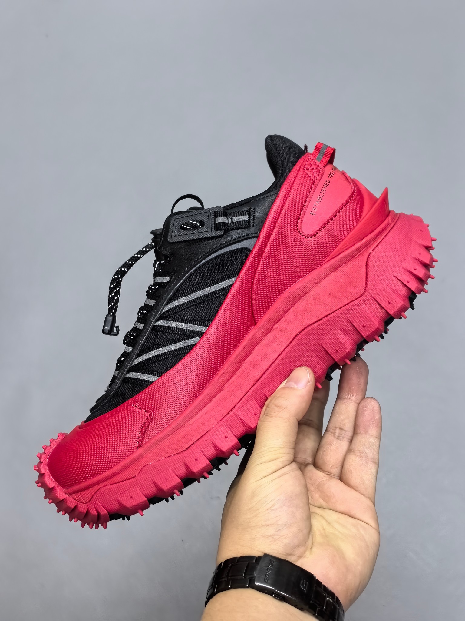 Moncler Trailgrip GTX Outdoor Sneakers Red