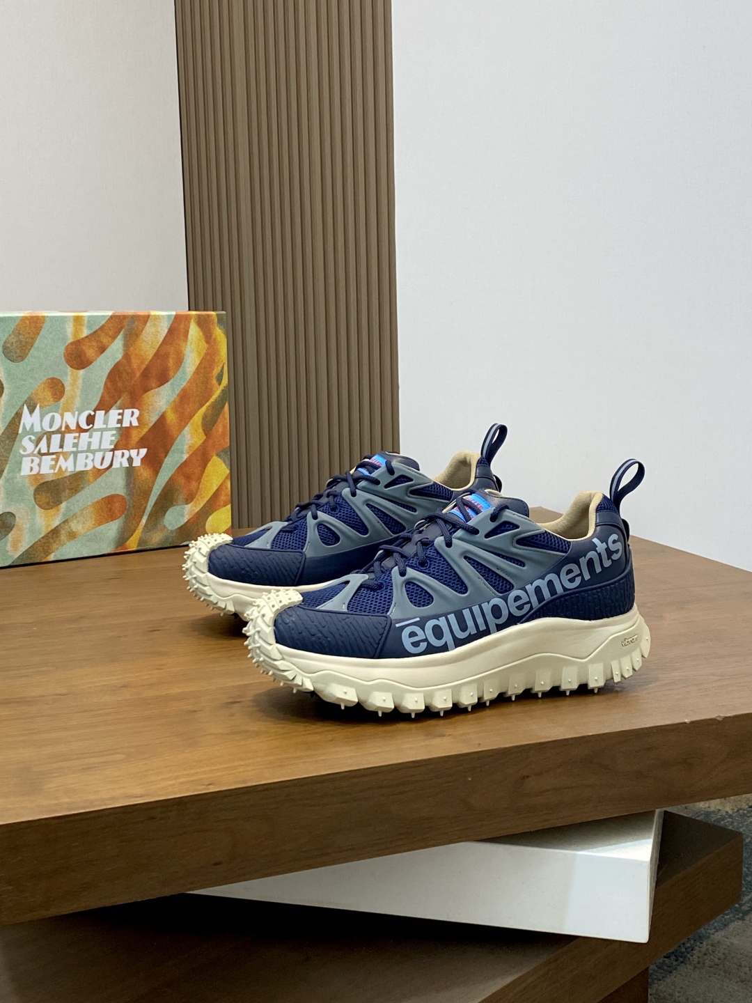 Moncler Trailgrip Amoeba Shoes Navy