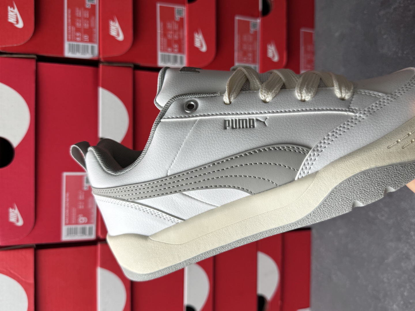 Puma RS Chunky Low-Top Sneakers White/Gray