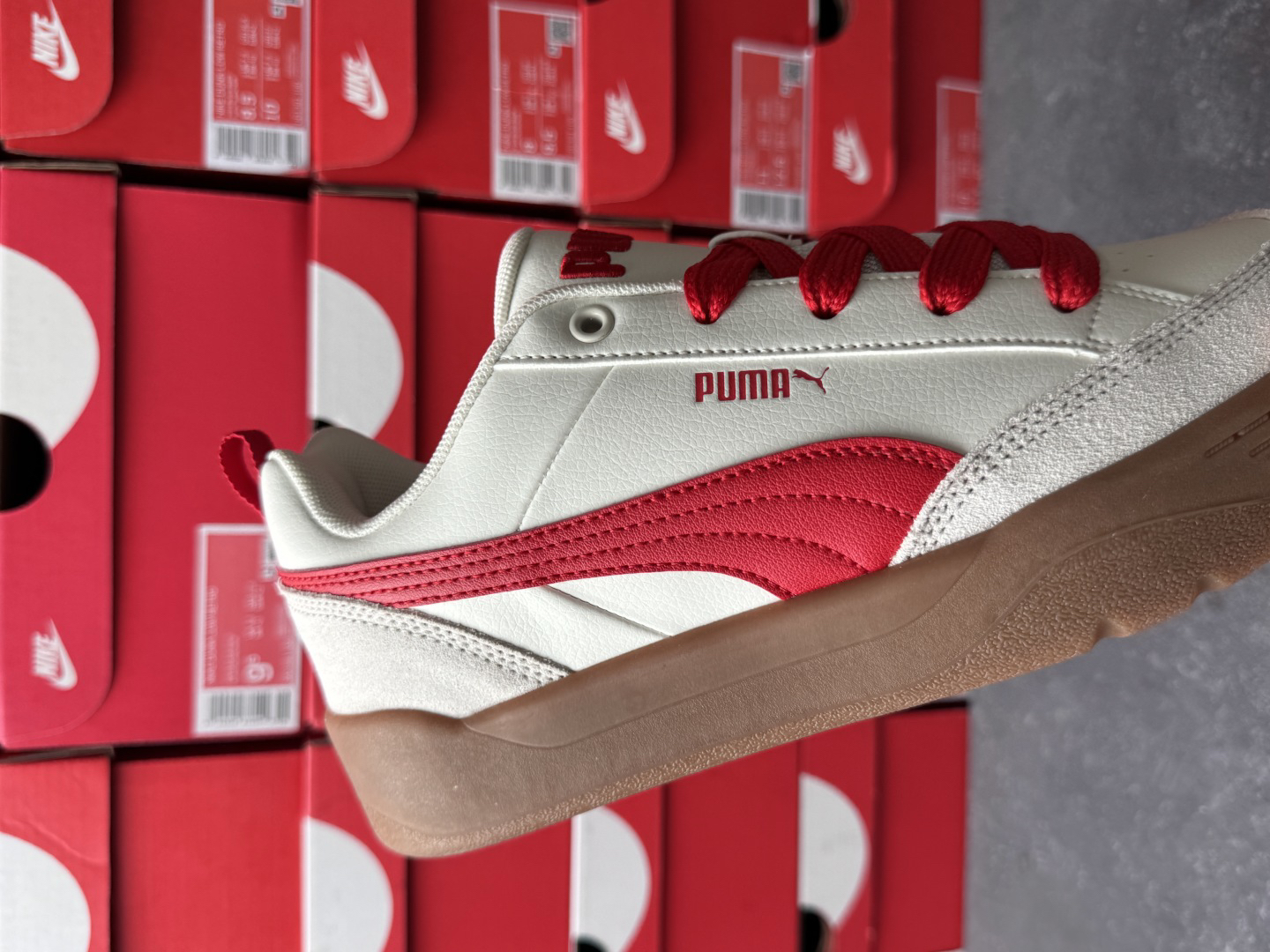 Puma RS Series Chunky Sneakers White/Red