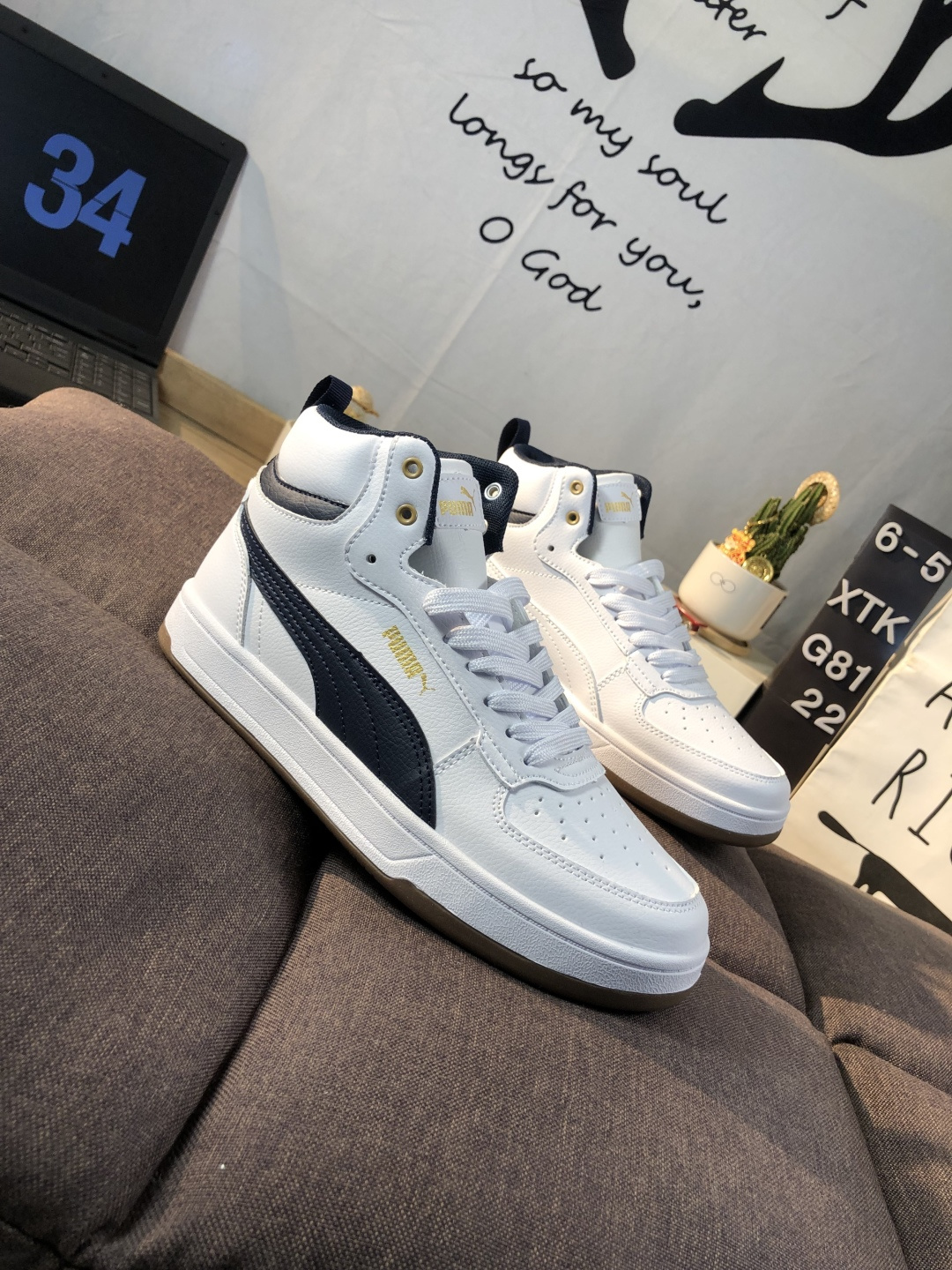 Puma Ralph Sampson Mid Sneakers White/Navy